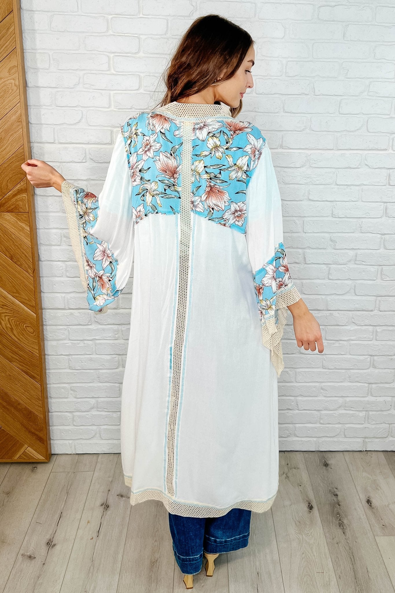 Always Flowing Open Front High Low Cardigan - Loving God