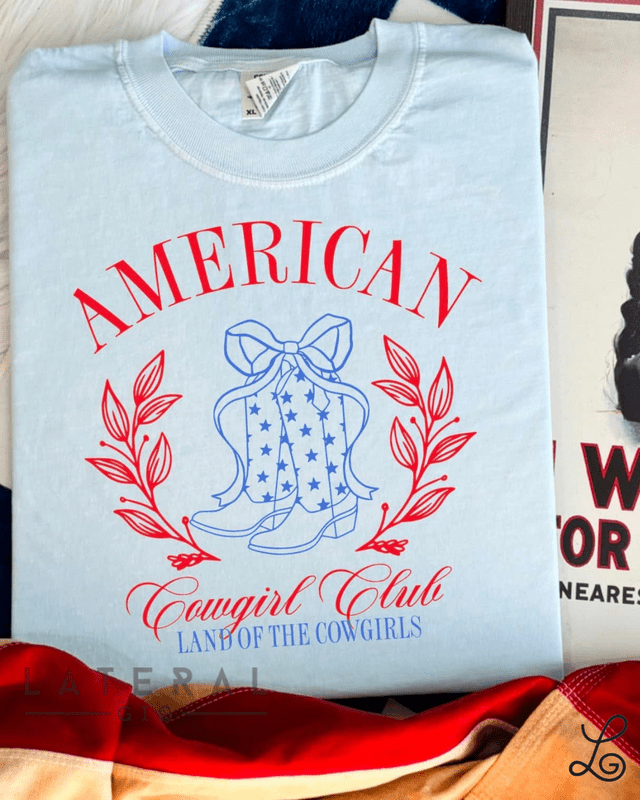 American Cowgirl Club Graphic Tee - Loving God
