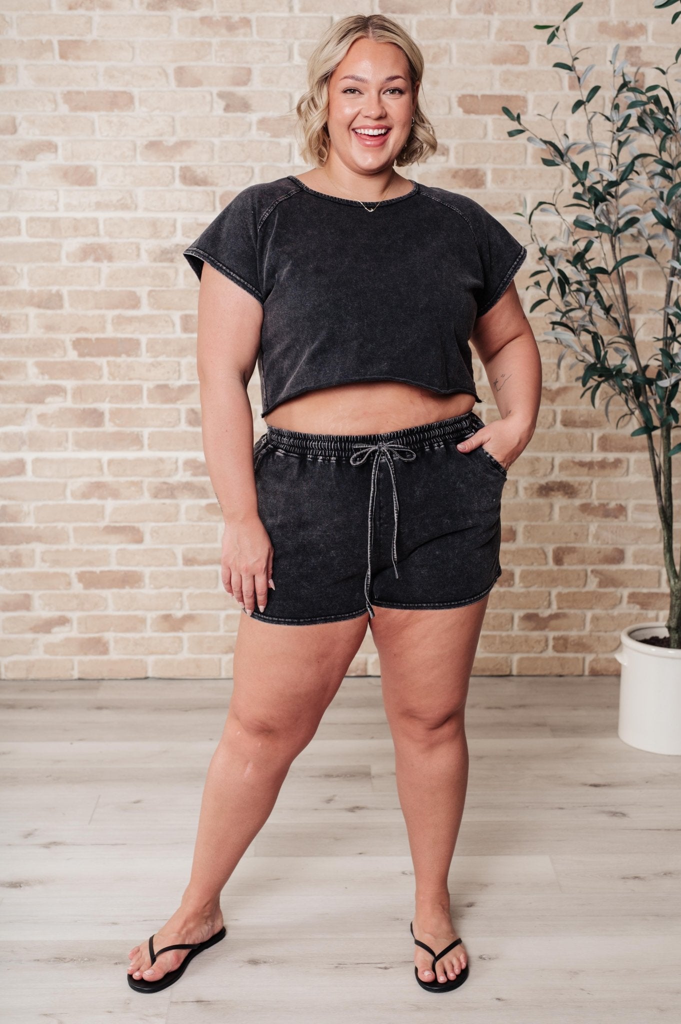 Back to Reality Mineral Wash Short Set - Loving God