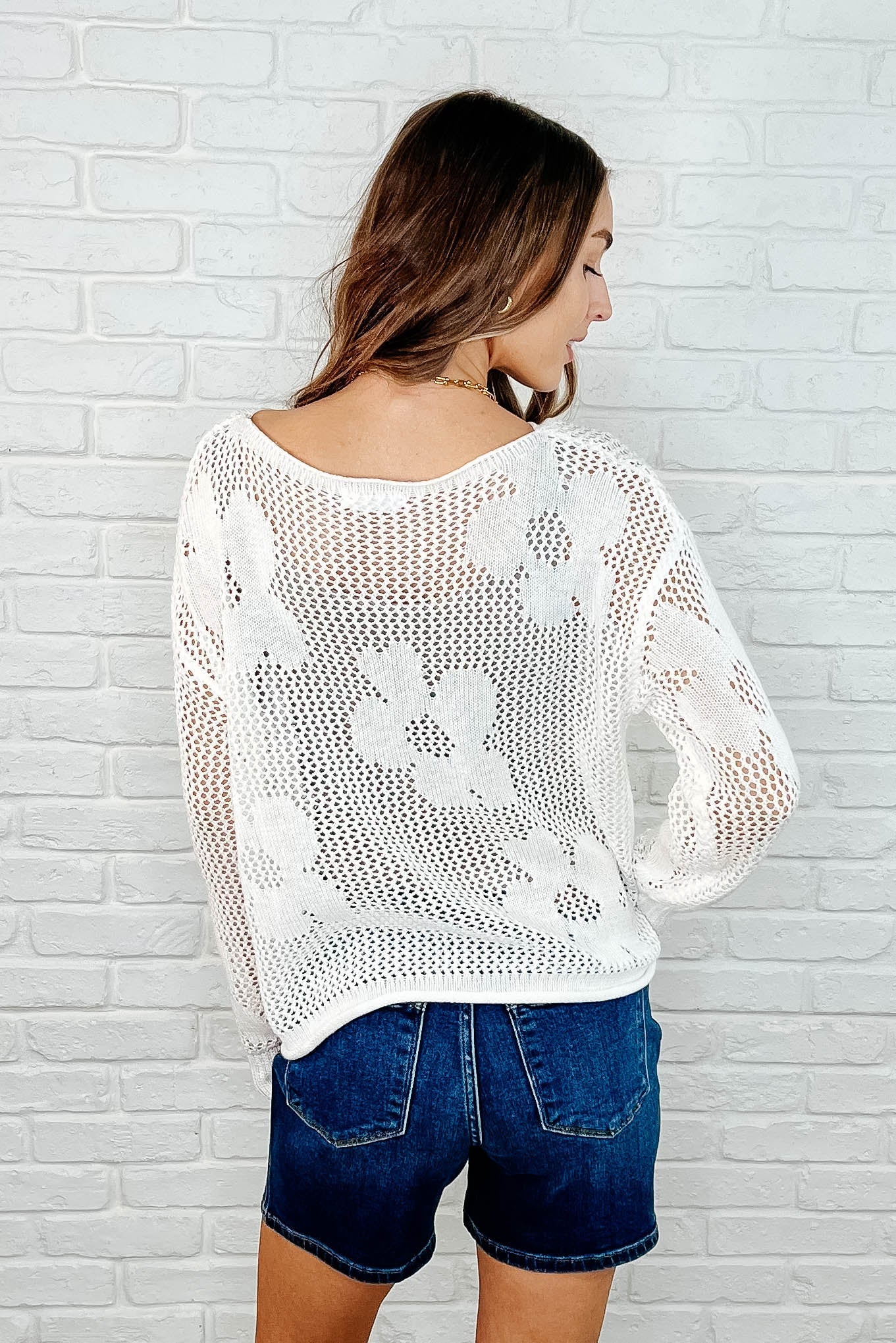 Catch the Breeze Layering Top in Off White - Loving God