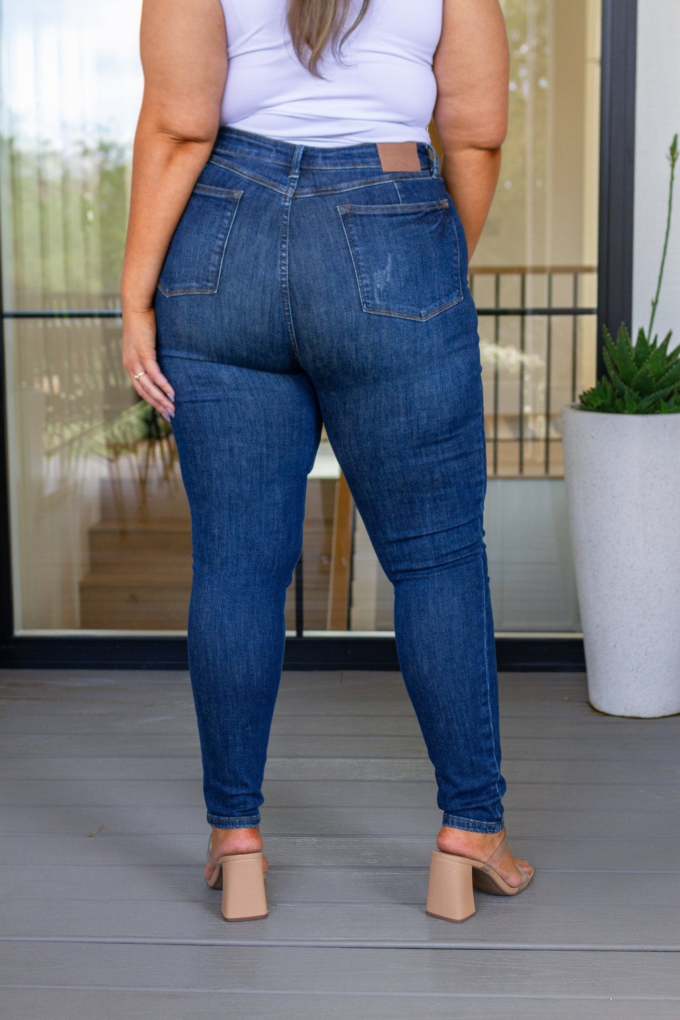 Cora High Rise Control Top Skinny Jeans - Loving God