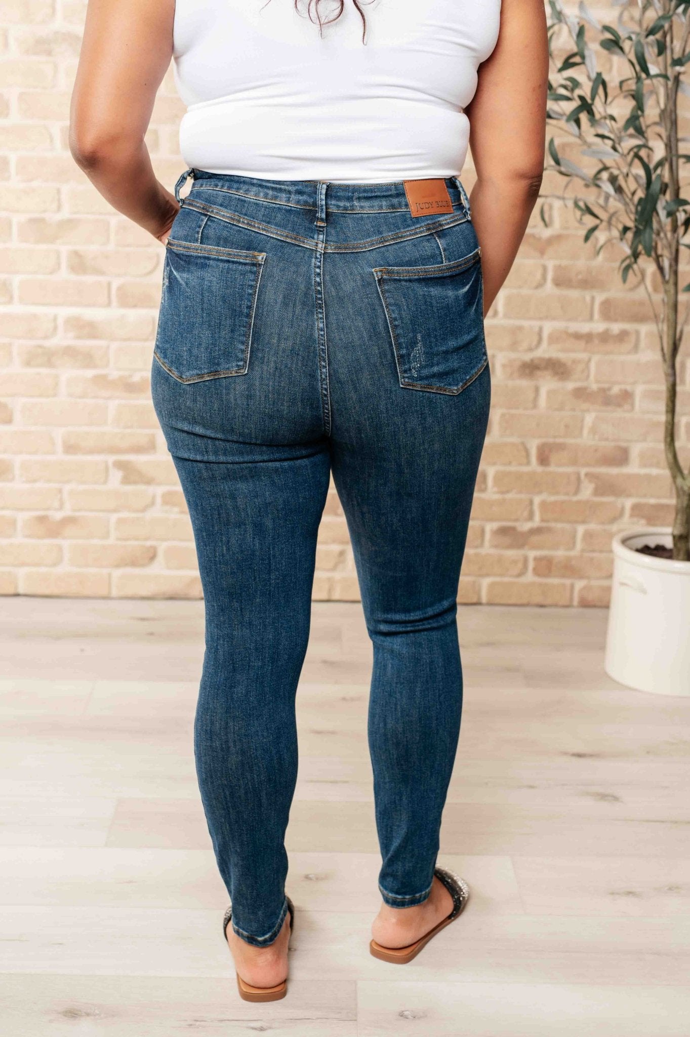 Cora High Rise Control Top Skinny Jeans - Loving God