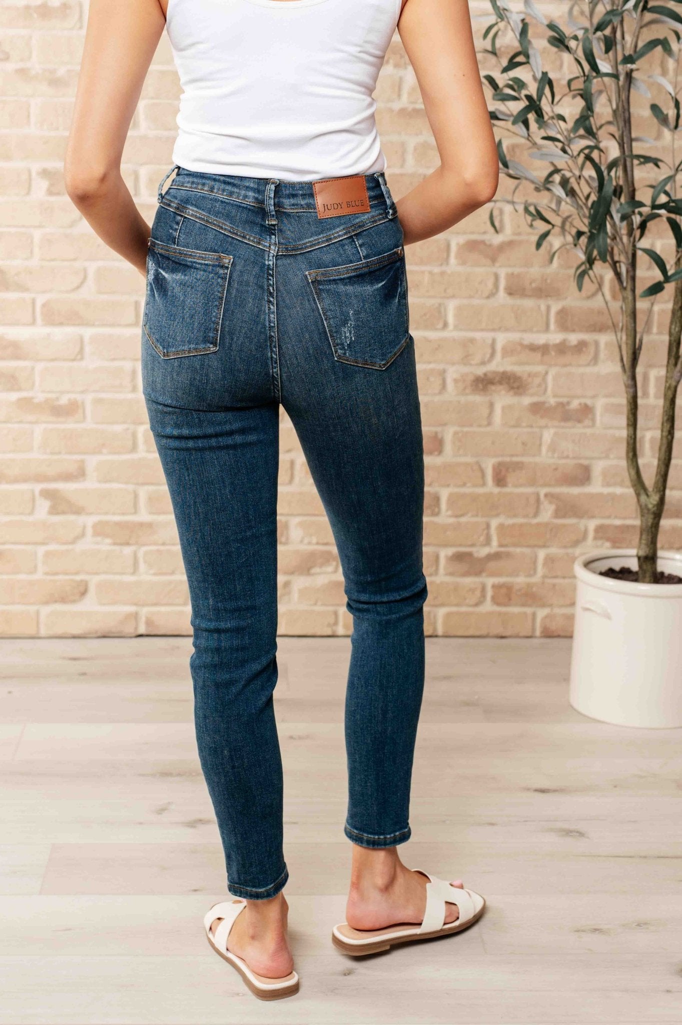Cora High Rise Control Top Skinny Jeans - Loving God