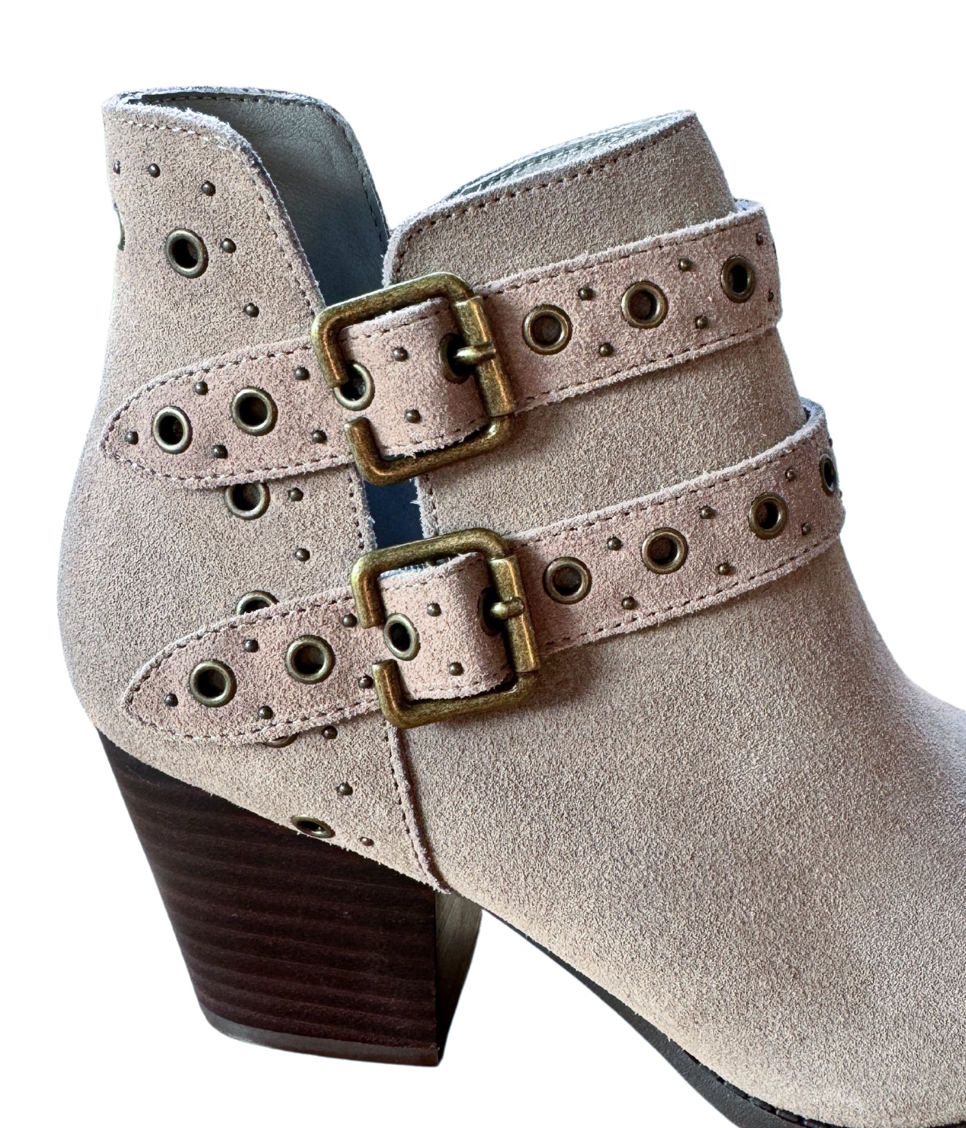 Elsa Leather Ankle Boot in Taupe - Loving God