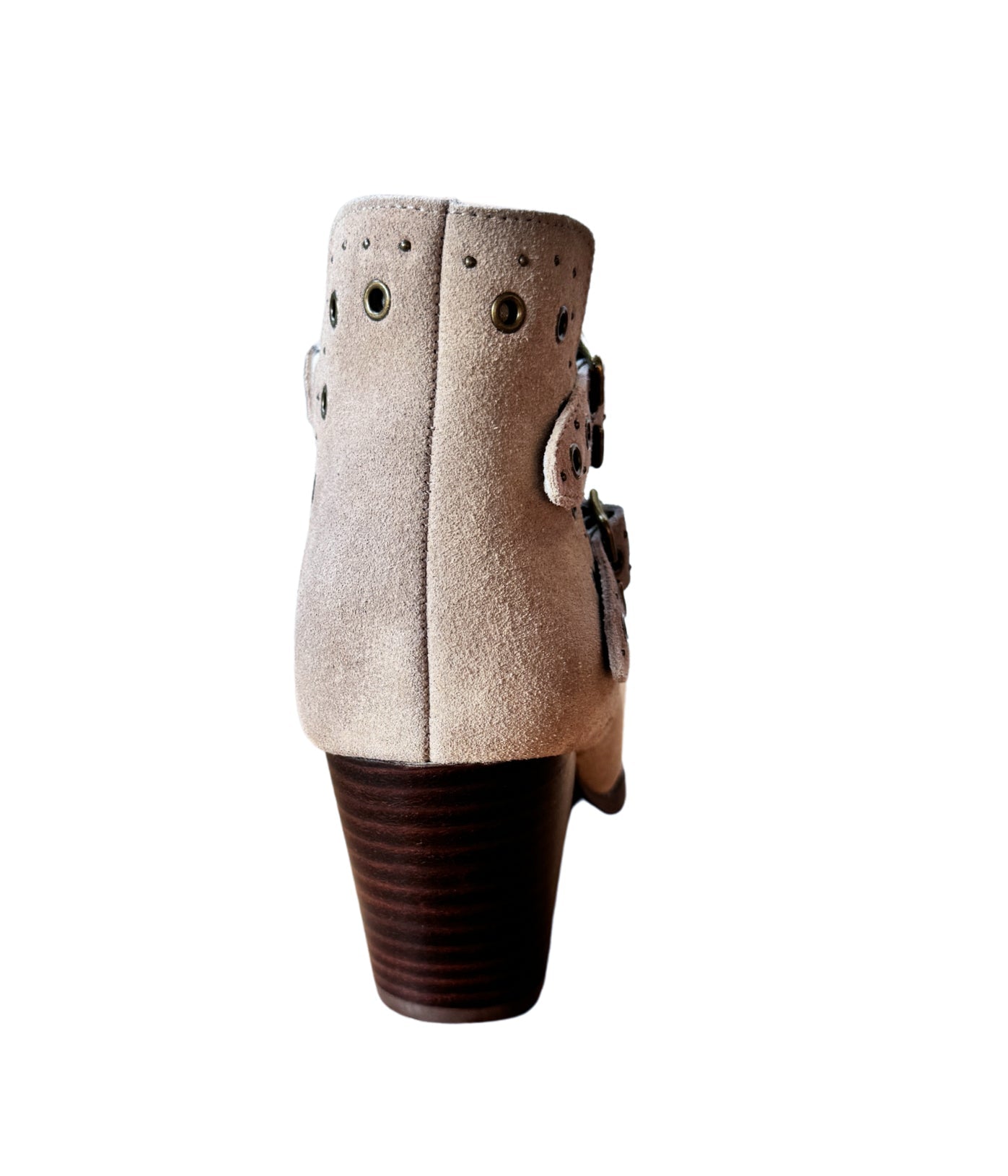 Elsa Leather Ankle Boot in Taupe - Loving God