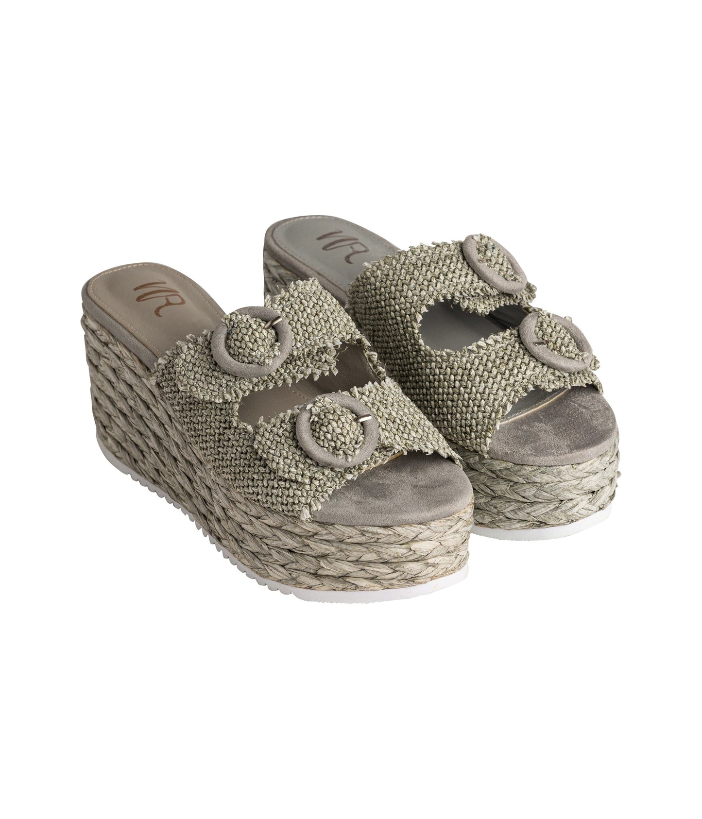 Eriwen Buckle Wedge in Teal - Loving God