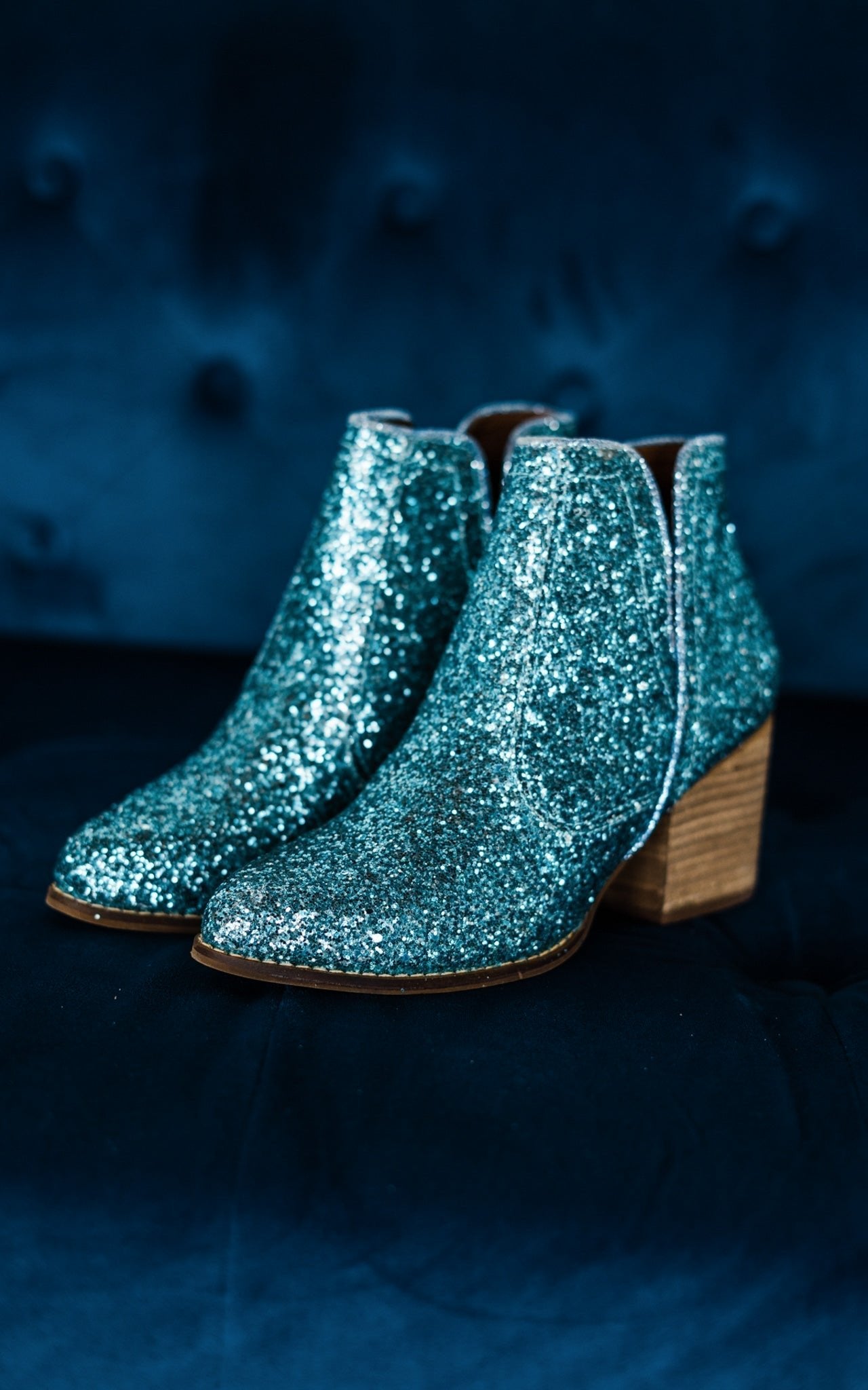 Fiera Booties in Blue - Loving God
