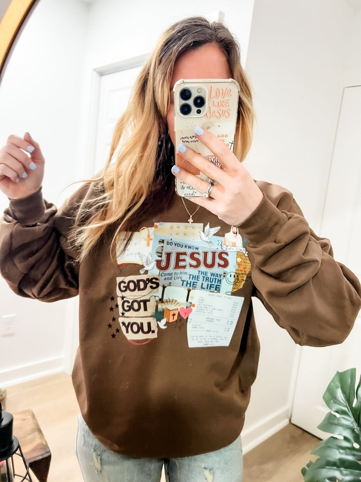 Gods Got You Crewneck Sweatshirt - Loving God