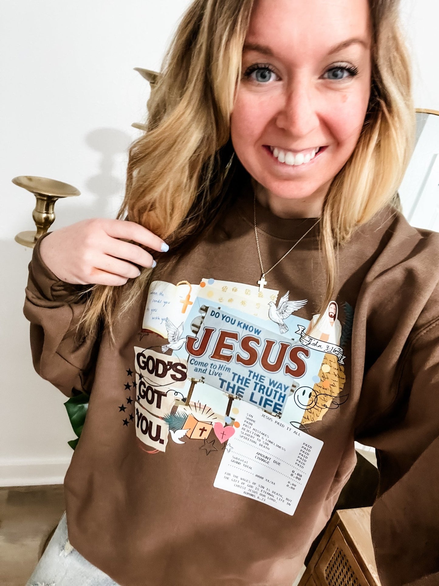 Gods Got You Crewneck Sweatshirt - Loving God