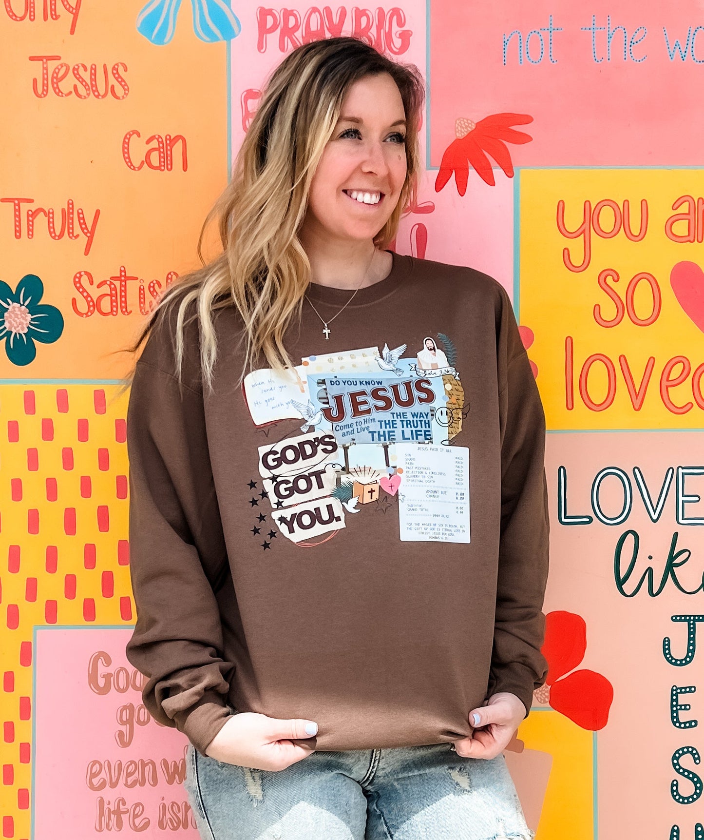 Gods Got You Crewneck Sweatshirt - Loving God