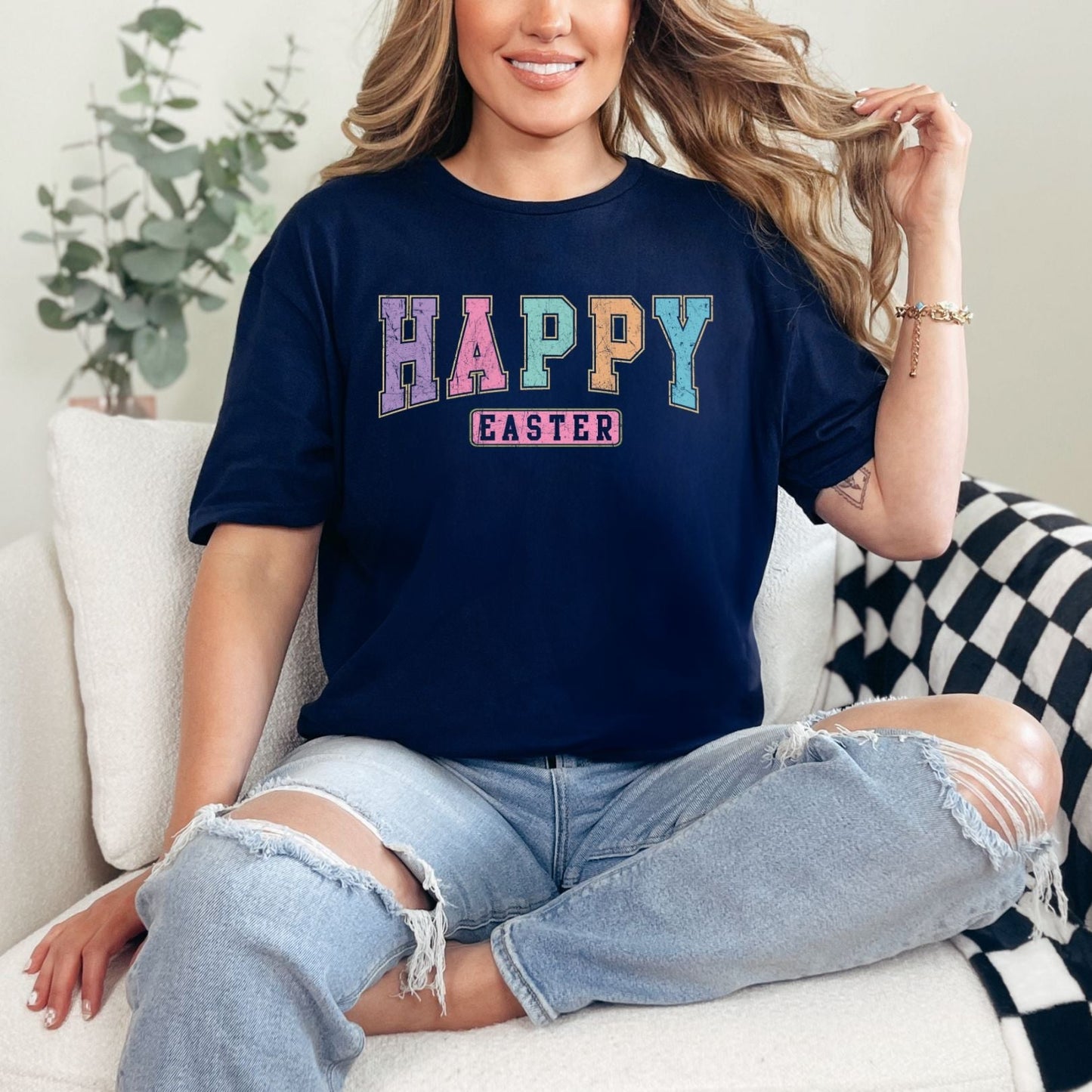 Happy Easter Graphic Tee - Loving God