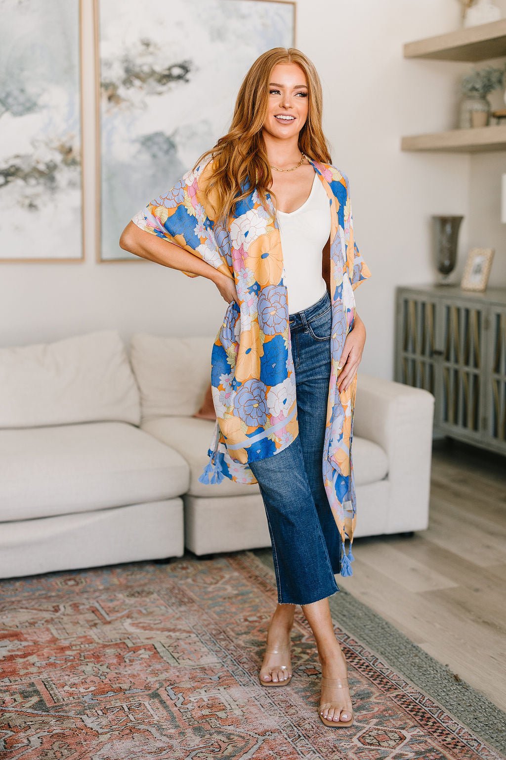 Hayes High Rise Wide Leg Crop Jeans - Loving God