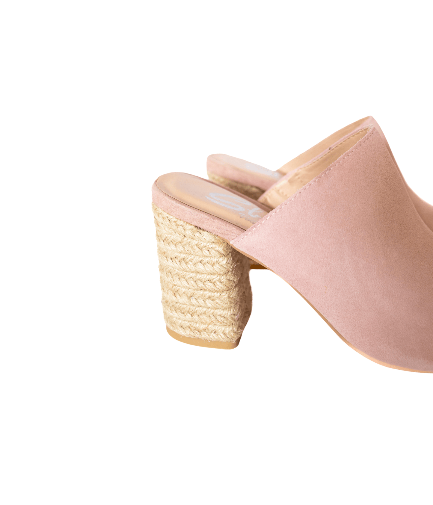 Helena Heeled Sandal in Blush Suede - Loving God