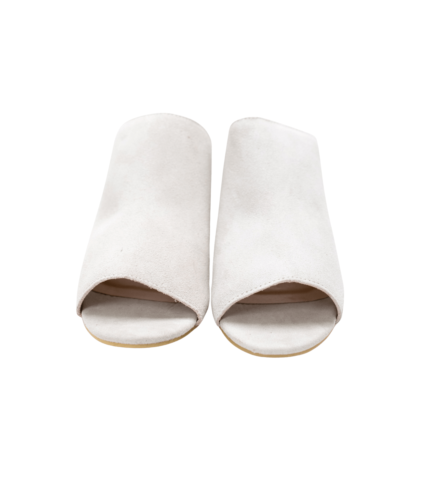 Helena Heeled Sandal in Ice Suede - Loving God