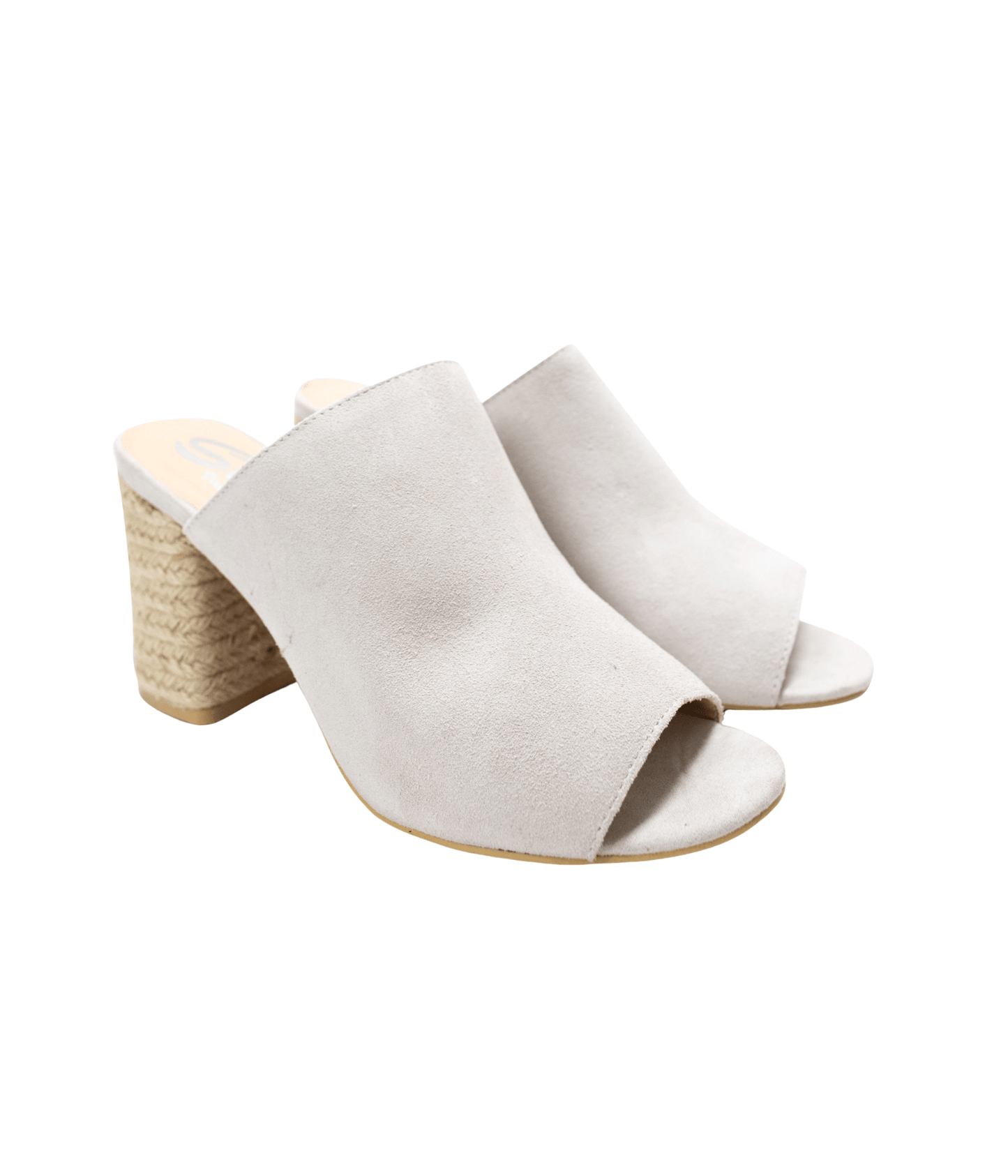 Helena Heeled Sandal in Ice Suede - Loving God