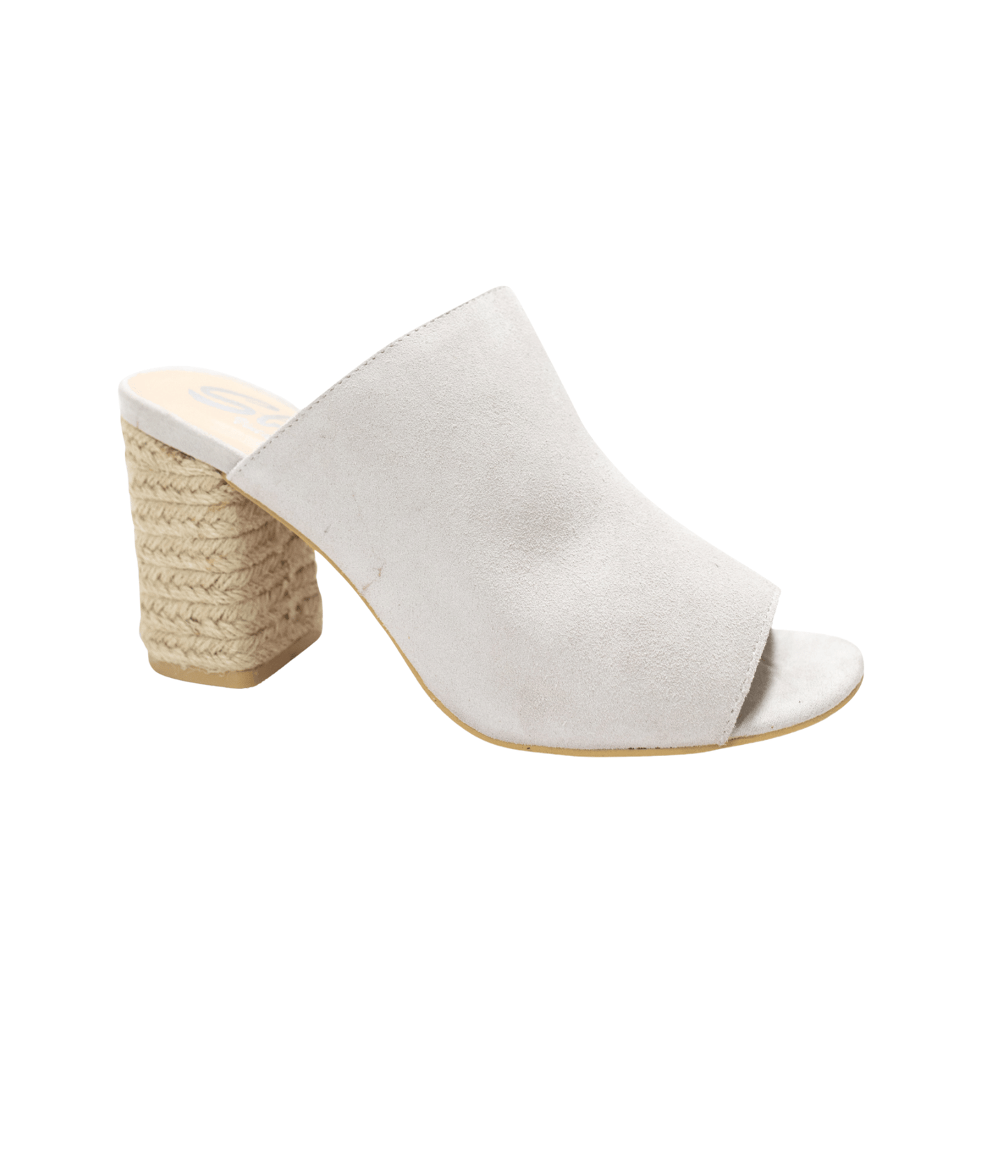 Helena Heeled Sandal in Ice Suede - Loving God