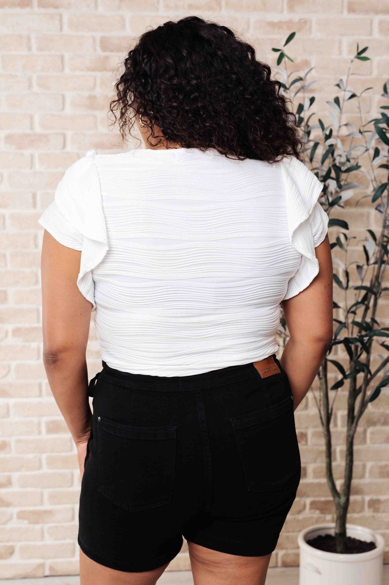 Highest Praise Ruffle Sleeve Blouse - Loving God