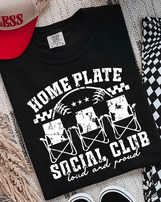 Home plate Social Club Graphic Tee - Loving God