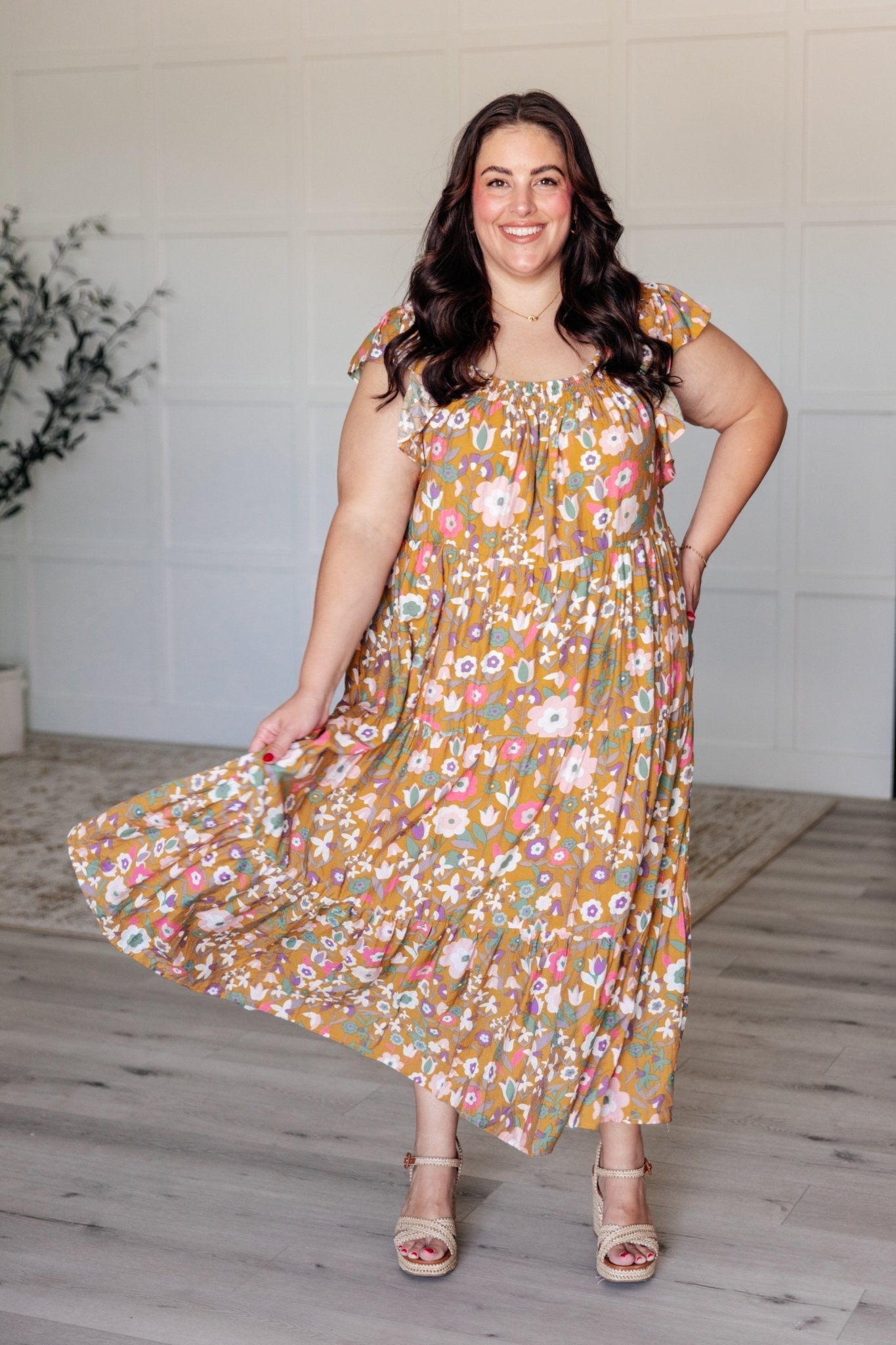 I Done It Good Flutter Sleeve Dress - Loving God