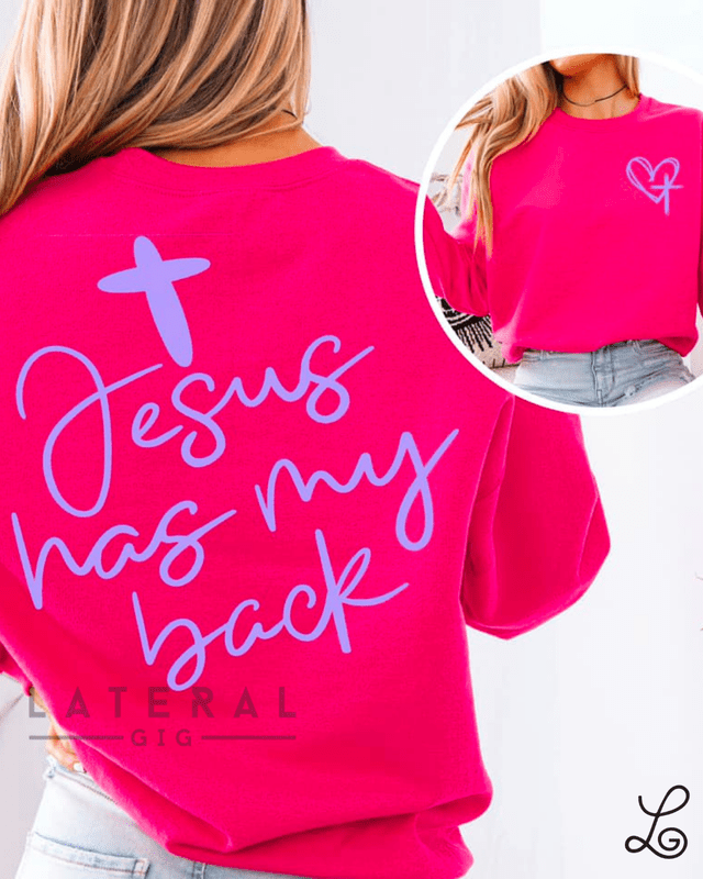 Jesus has my back Graphic Tee - Loving God