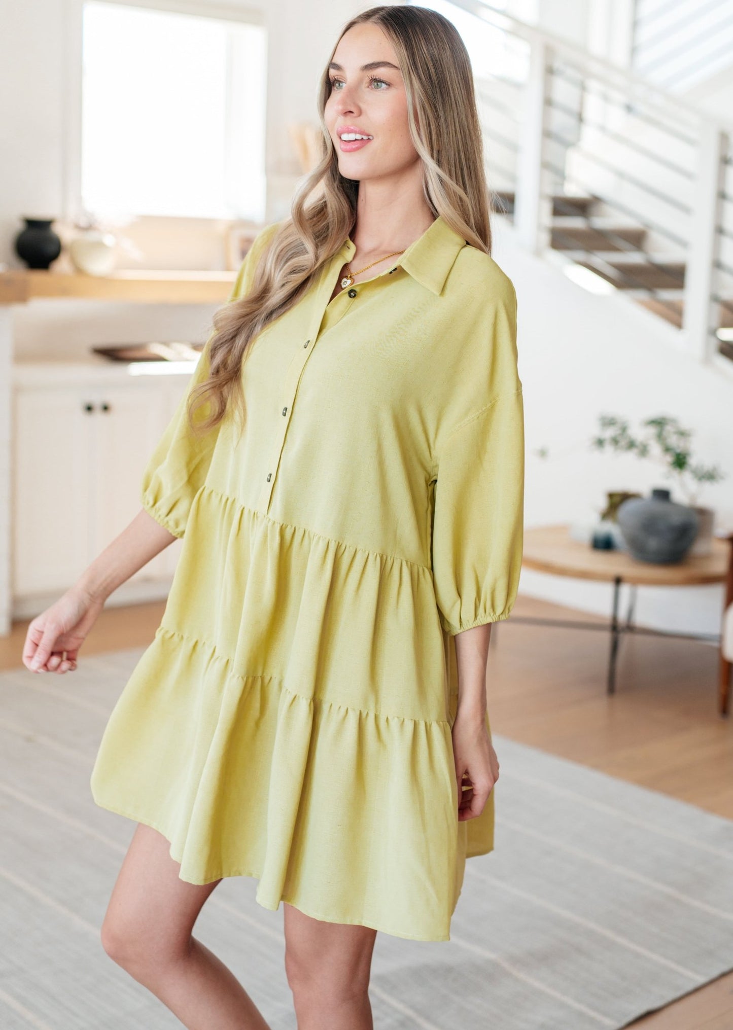 Just Like Honey Tiered Dress - Loving God