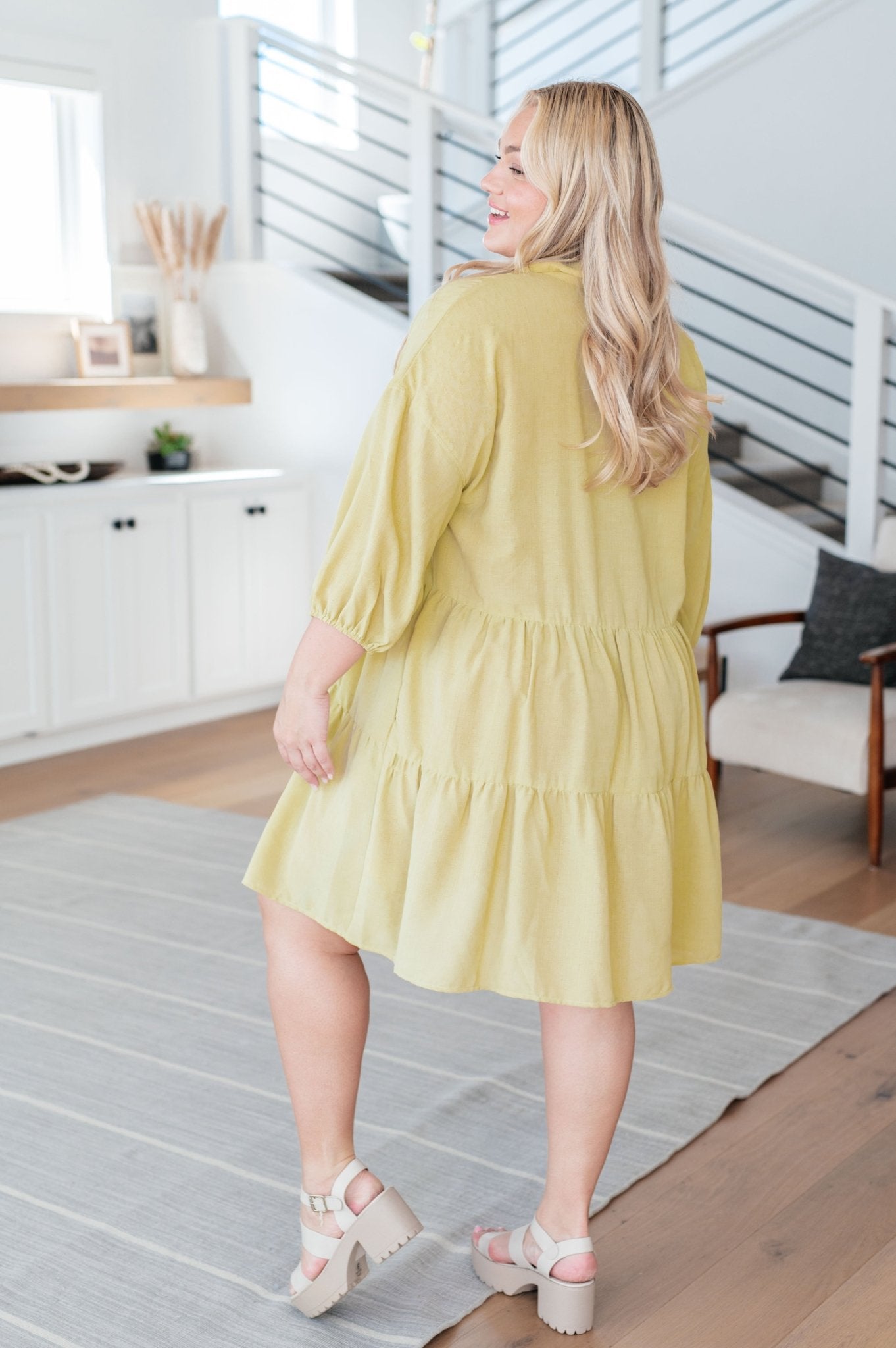 Just Like Honey Tiered Dress - Loving God