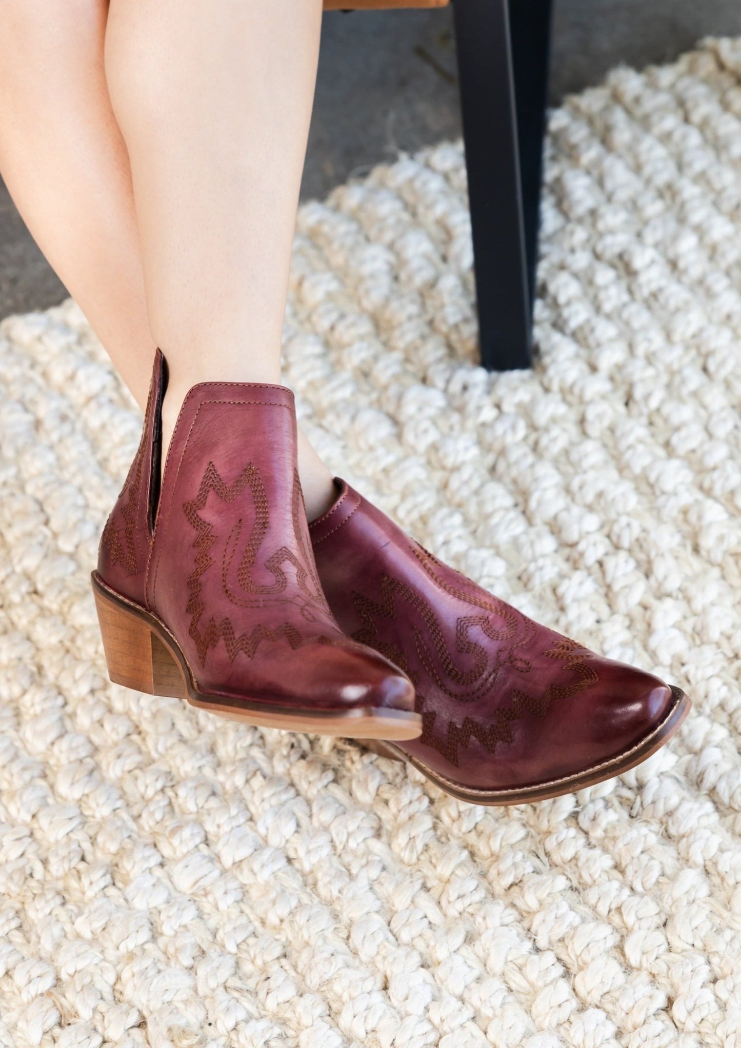 Kickin' Booties in Burgundy - Loving God