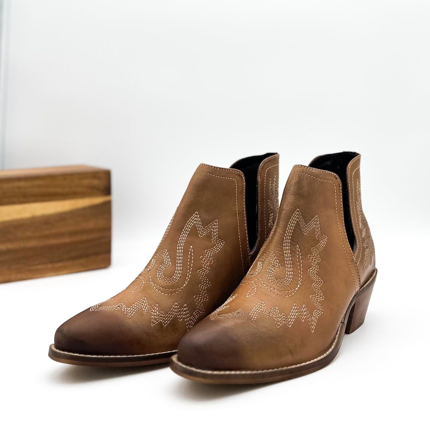 Kickin' Booties in Tan - Loving God