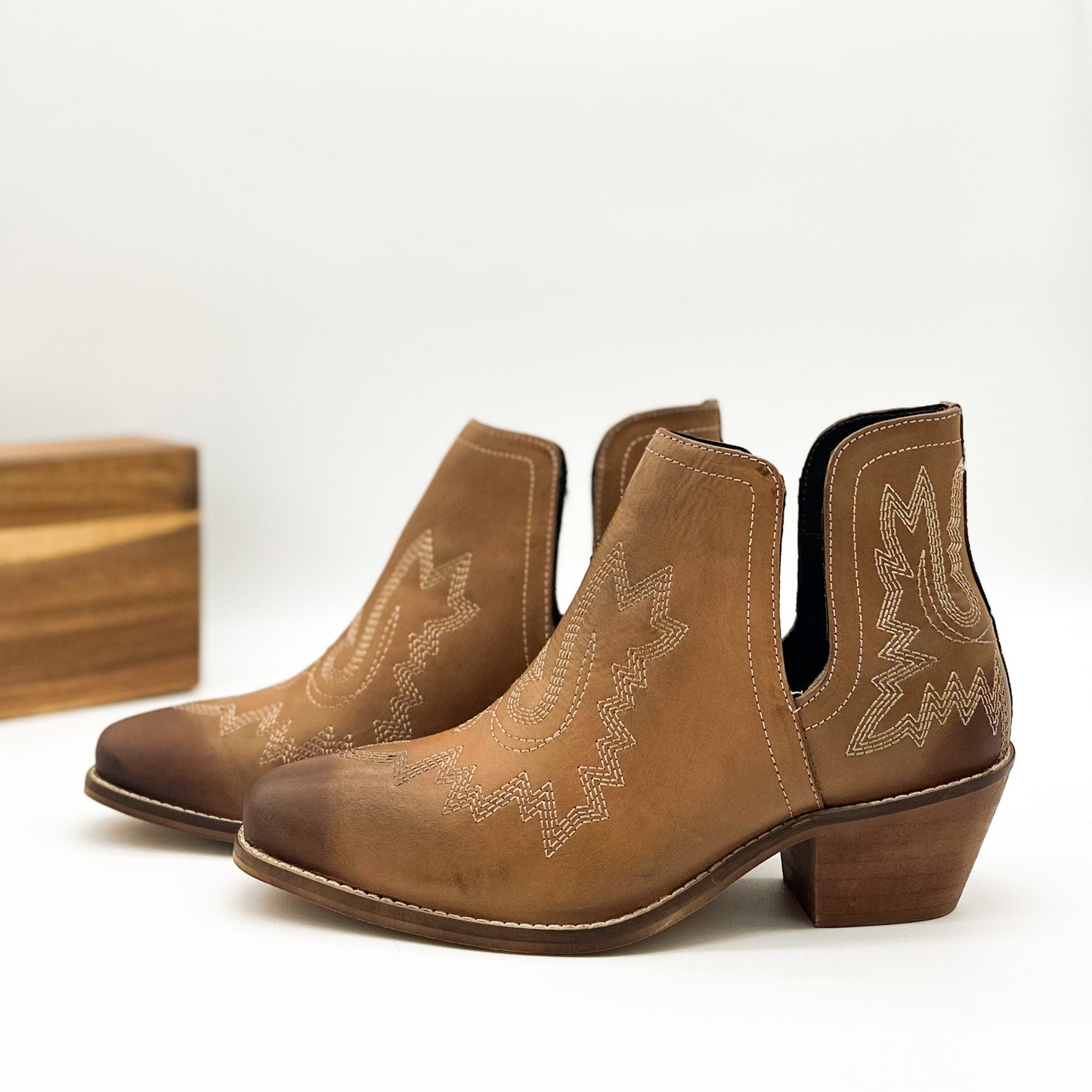 Kickin' Booties in Tan - Loving God
