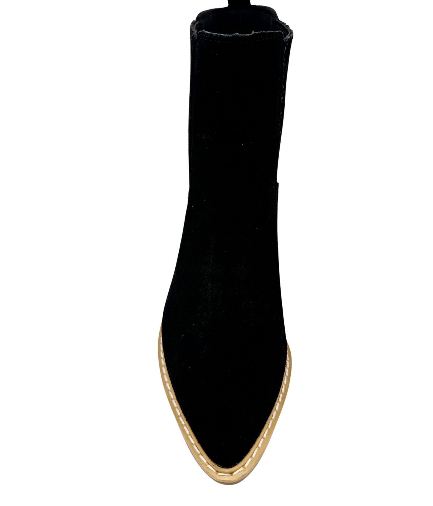 Leonor Suede Ankle Boot in Black - Loving God