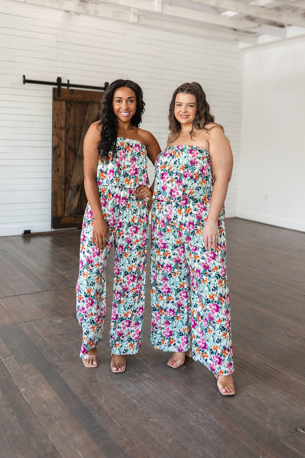 Life of the Party Floral Jumpsuit in Green - Loving God