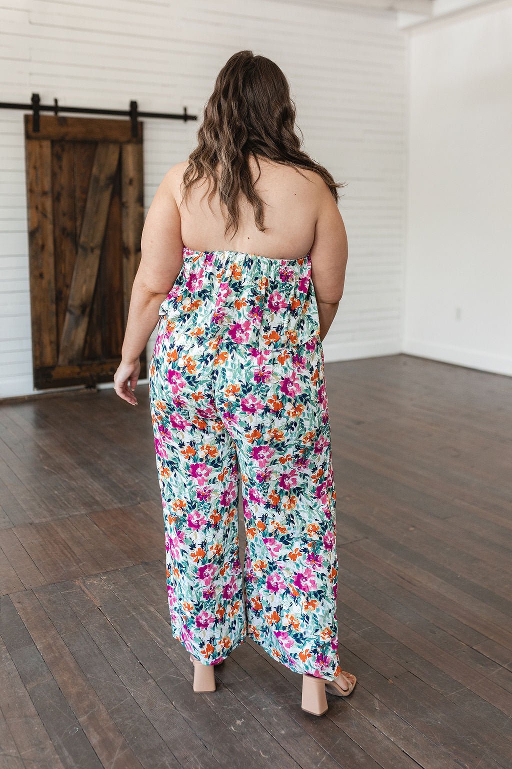 Life of the Party Floral Jumpsuit in Green - Loving God