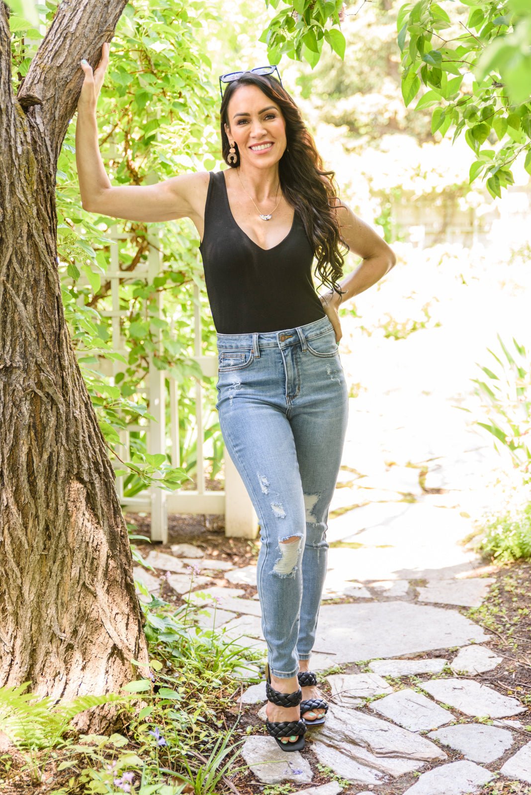 Live to Love Deep V Bodysuit - Loving God