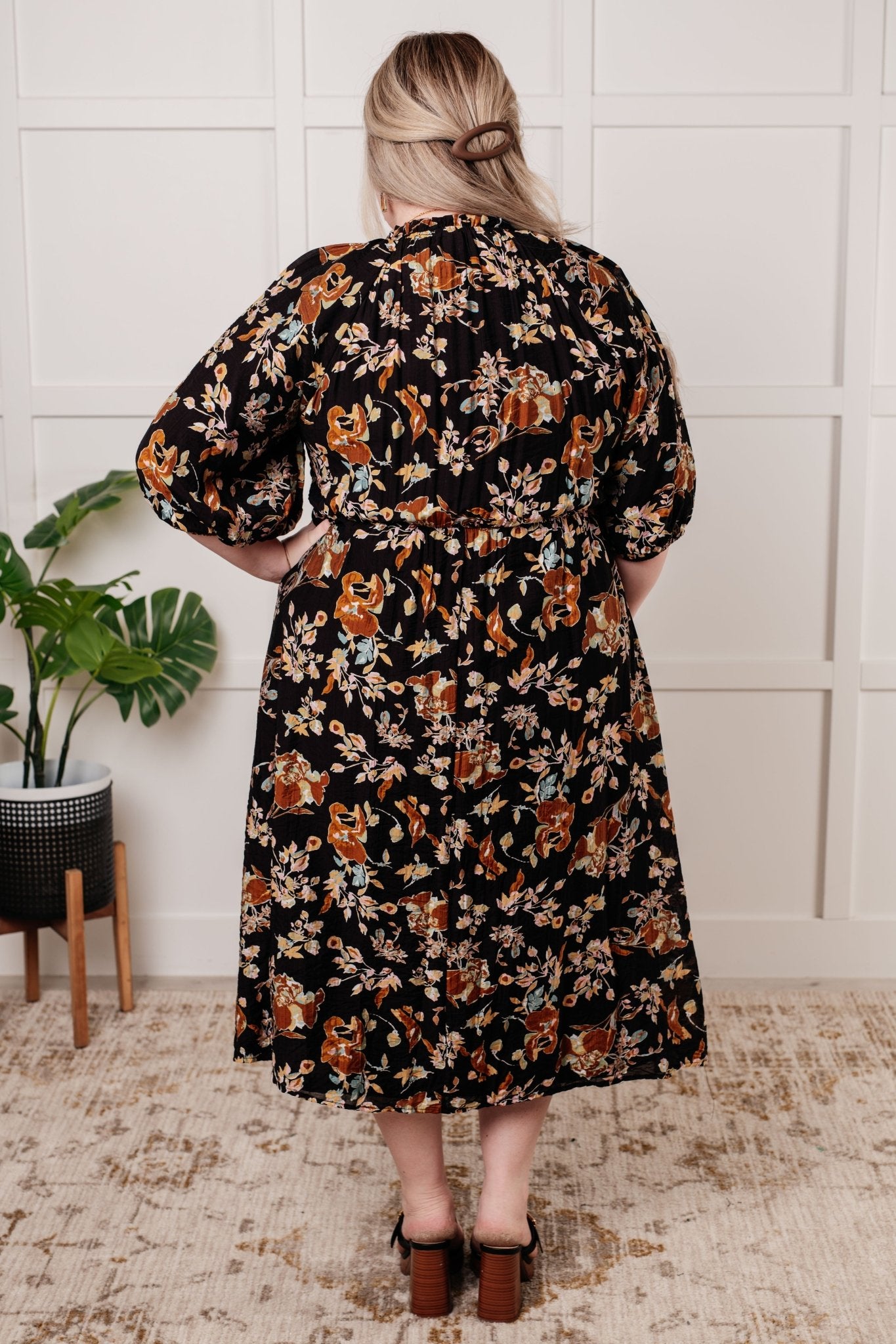 Look My Way Smocked Bodice Button Down Dress - Loving God
