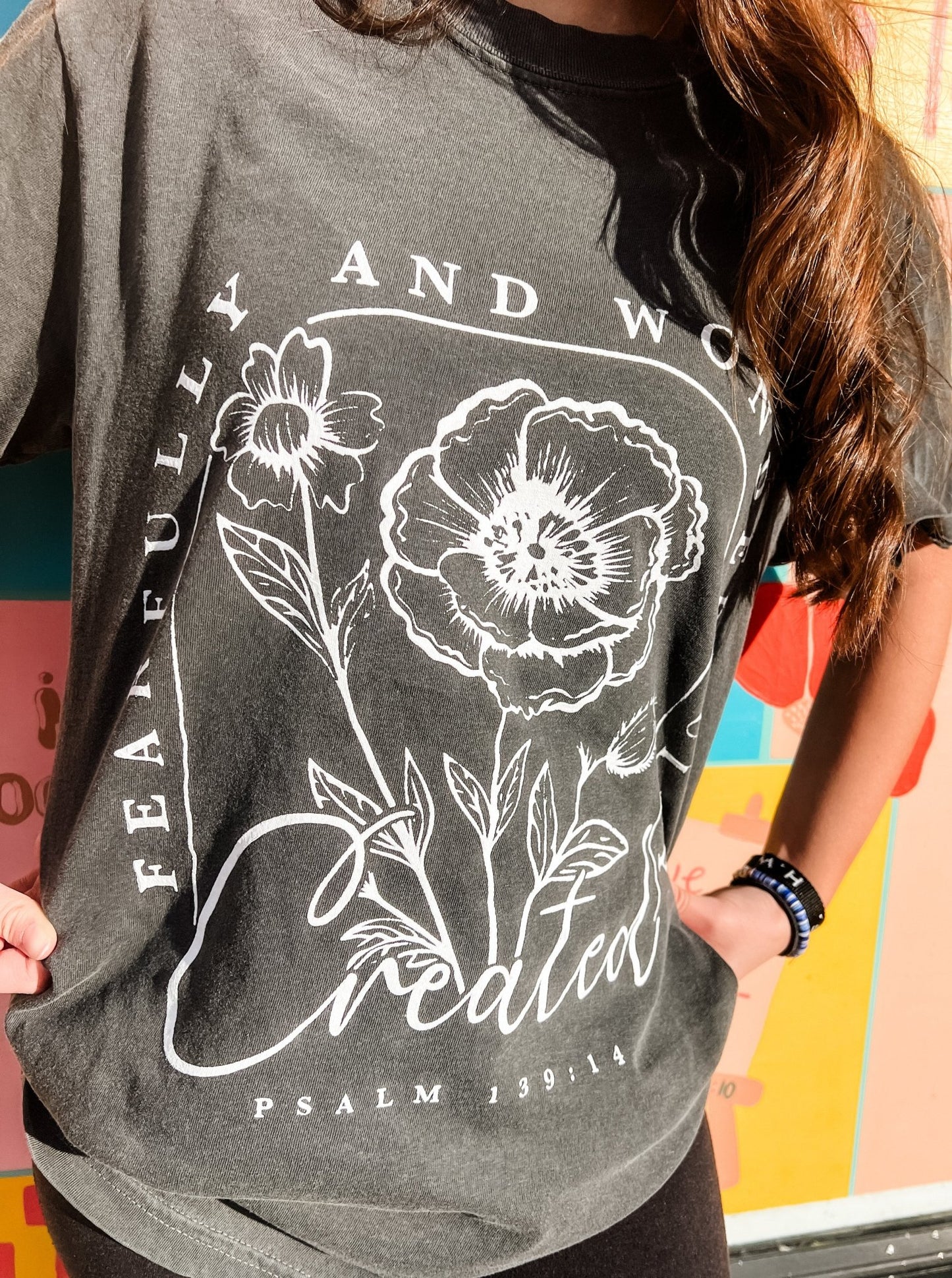 Loving God | Fearfully and Wonderfully Created Psalm 139 Graphic Tee - Loving God