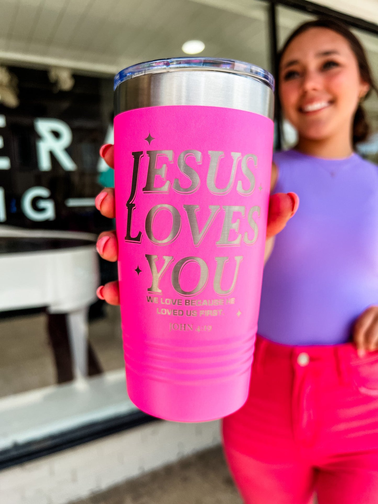 Loving God | Jesus Loves You Tumbler - Loving God
