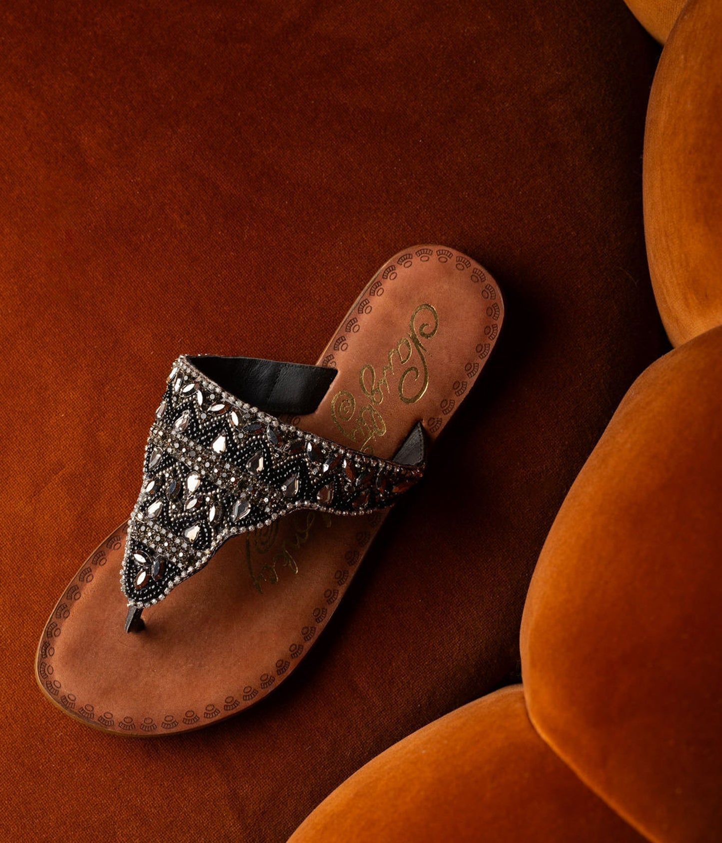 Loving U Sandals in Black - Loving God