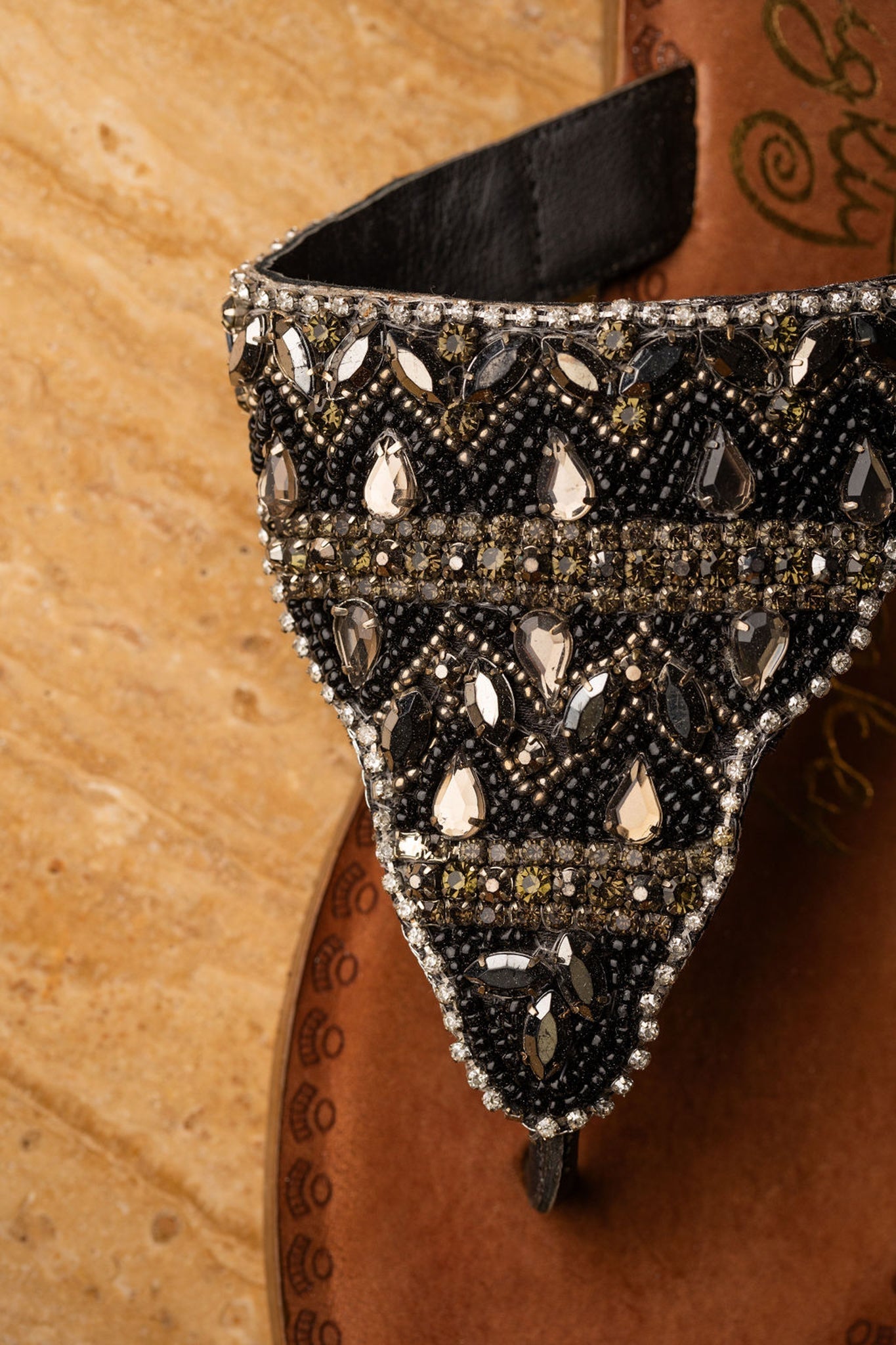 Loving U Sandals in Black - Loving God