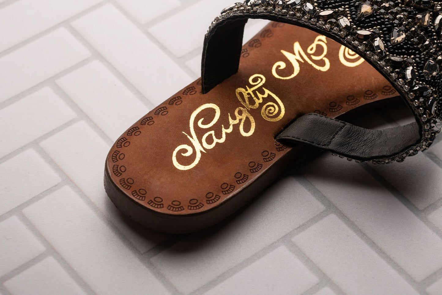 Loving U Sandals in Black - Loving God