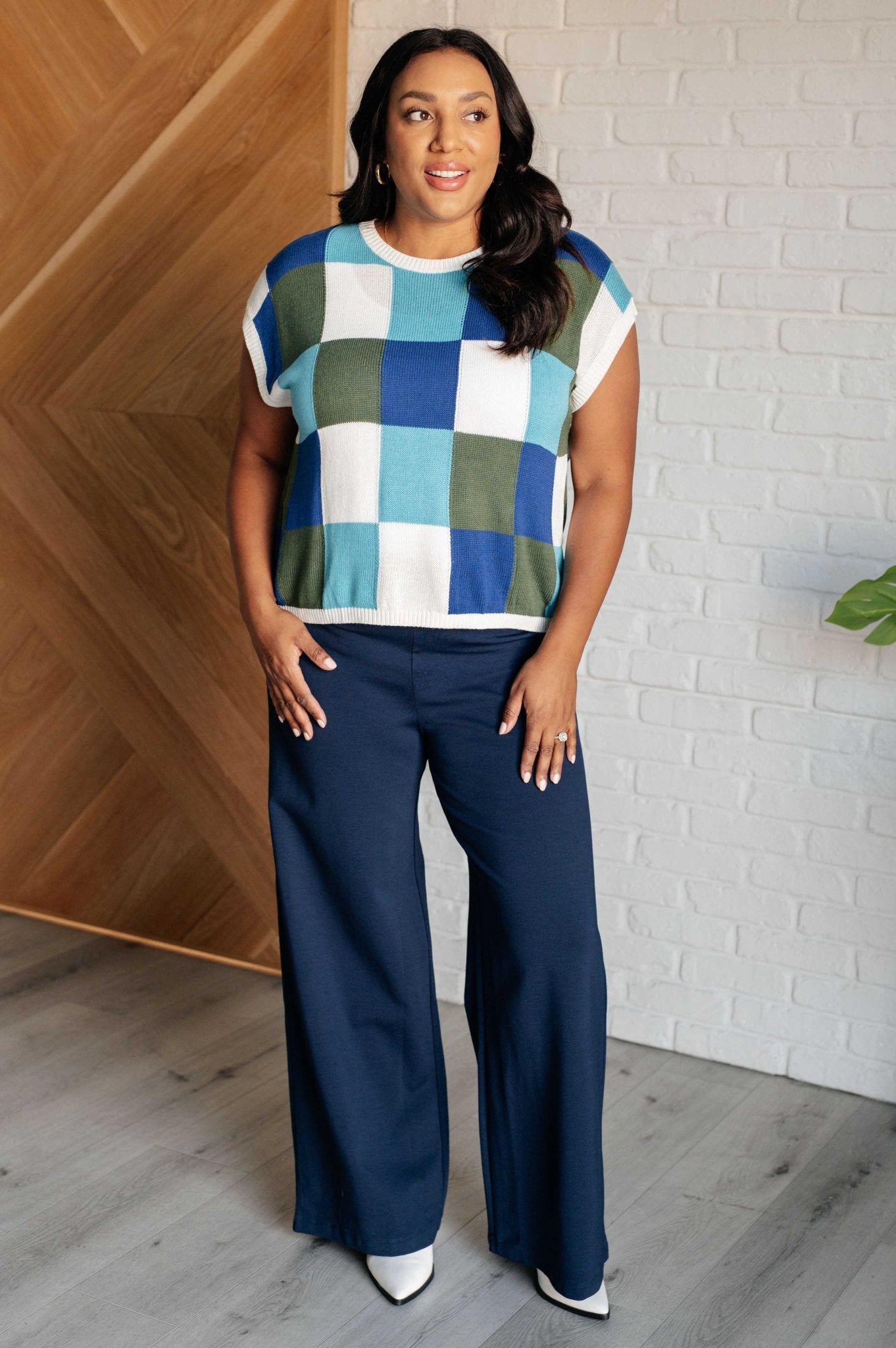 Magic Wide Leg Pants in Navy - Loving God