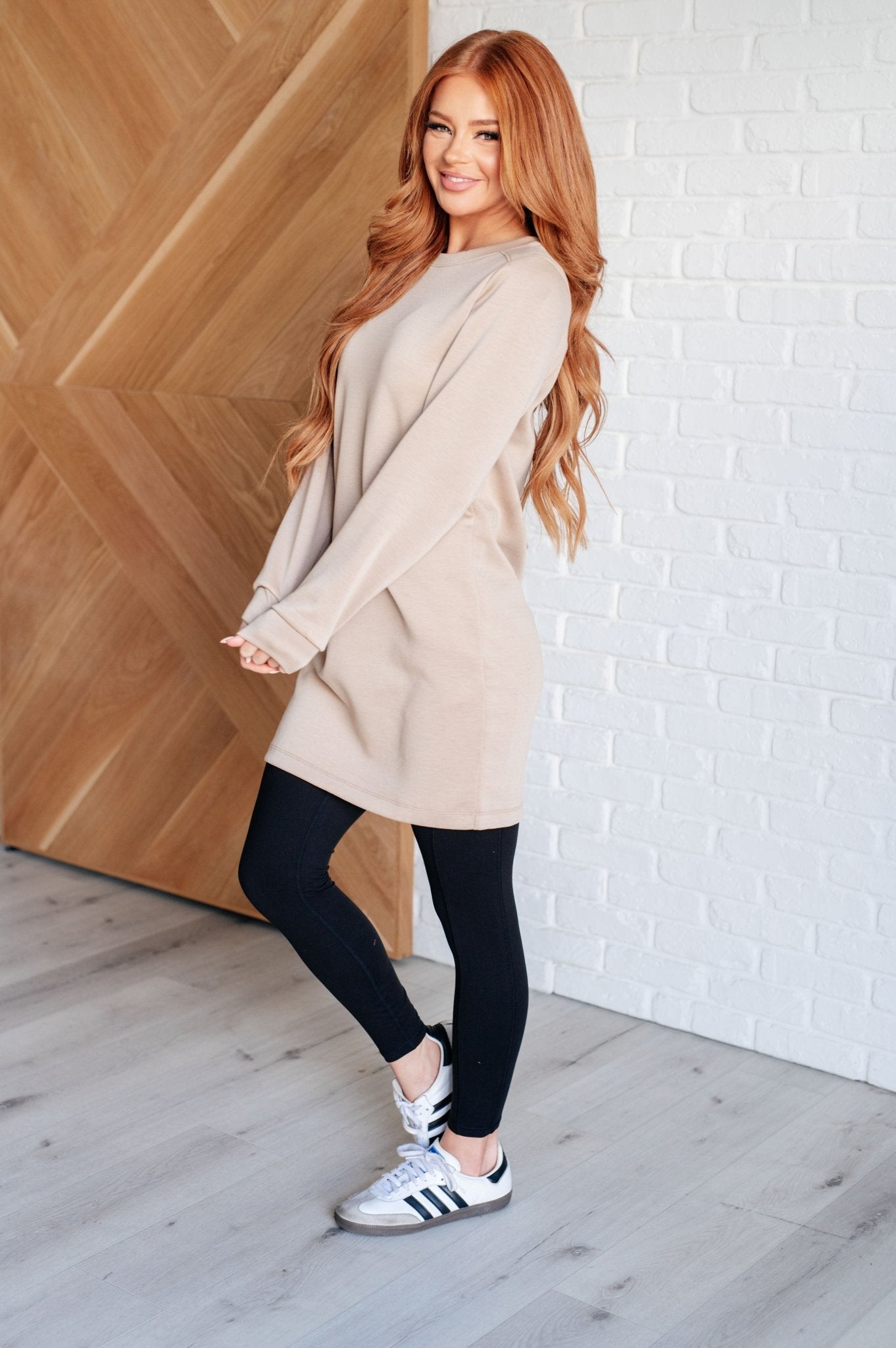 Milan Travel Shift Dress in Khaki - Loving God