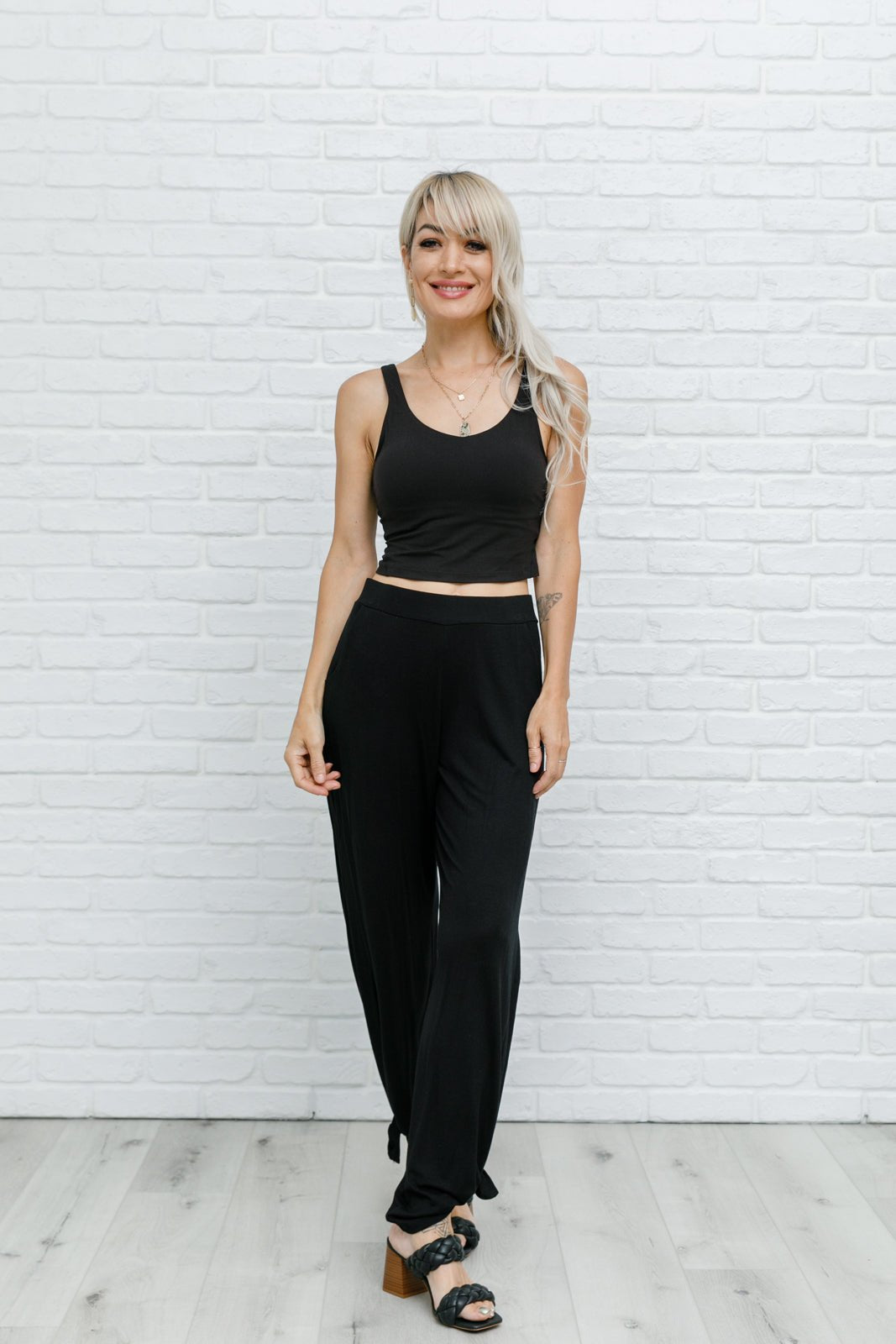 Move With Me Black Tank - Loving God