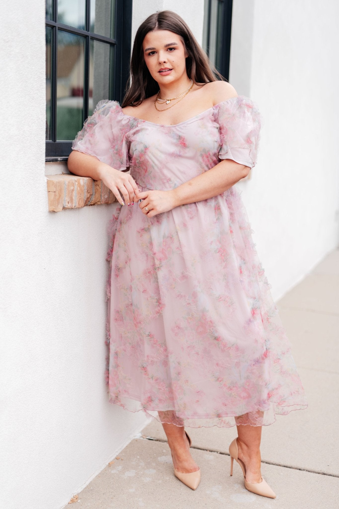 My Little Songbird Fluttersleeve Dress - Loving God