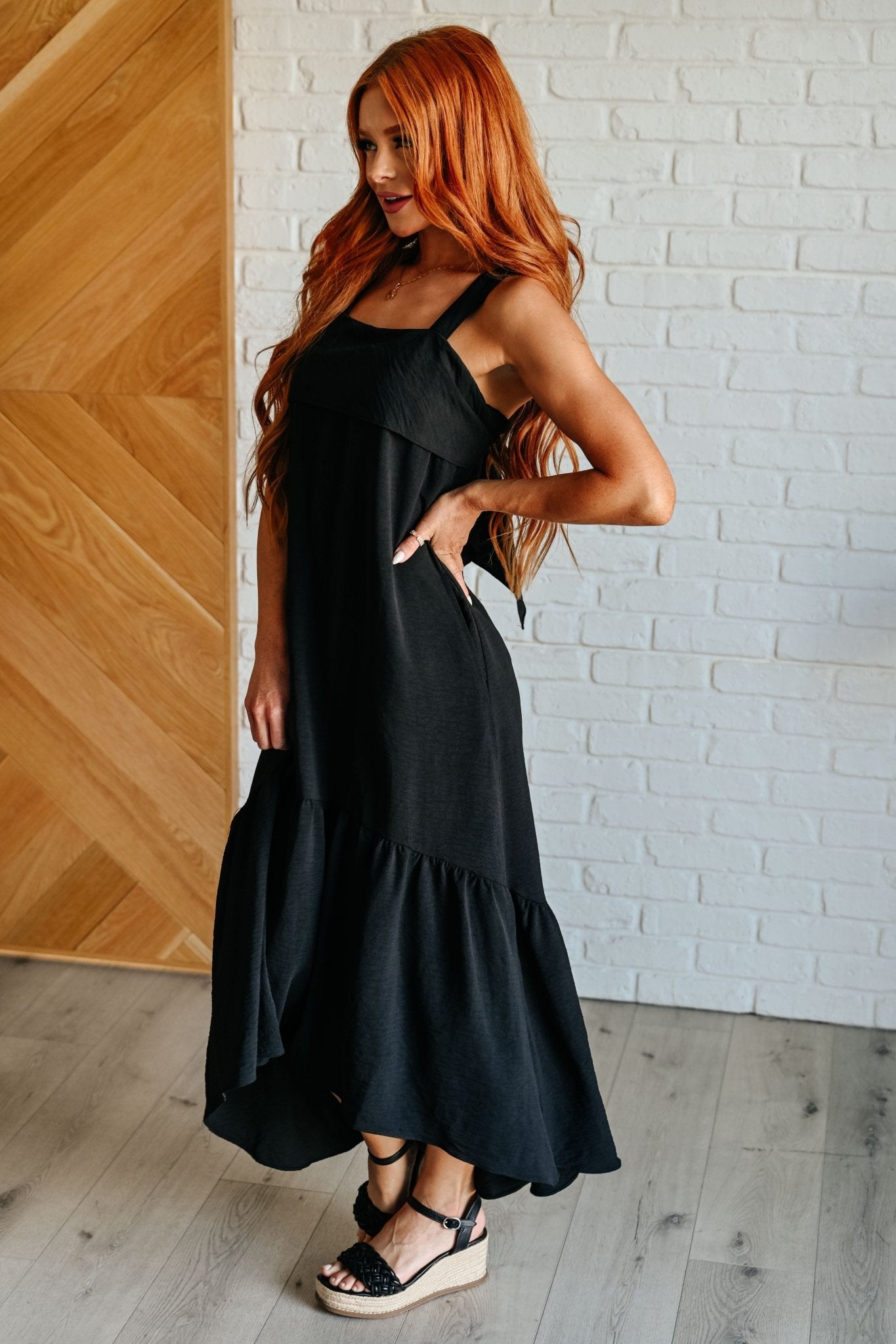 Nightlife Tie Back Maxi Dress - Loving God