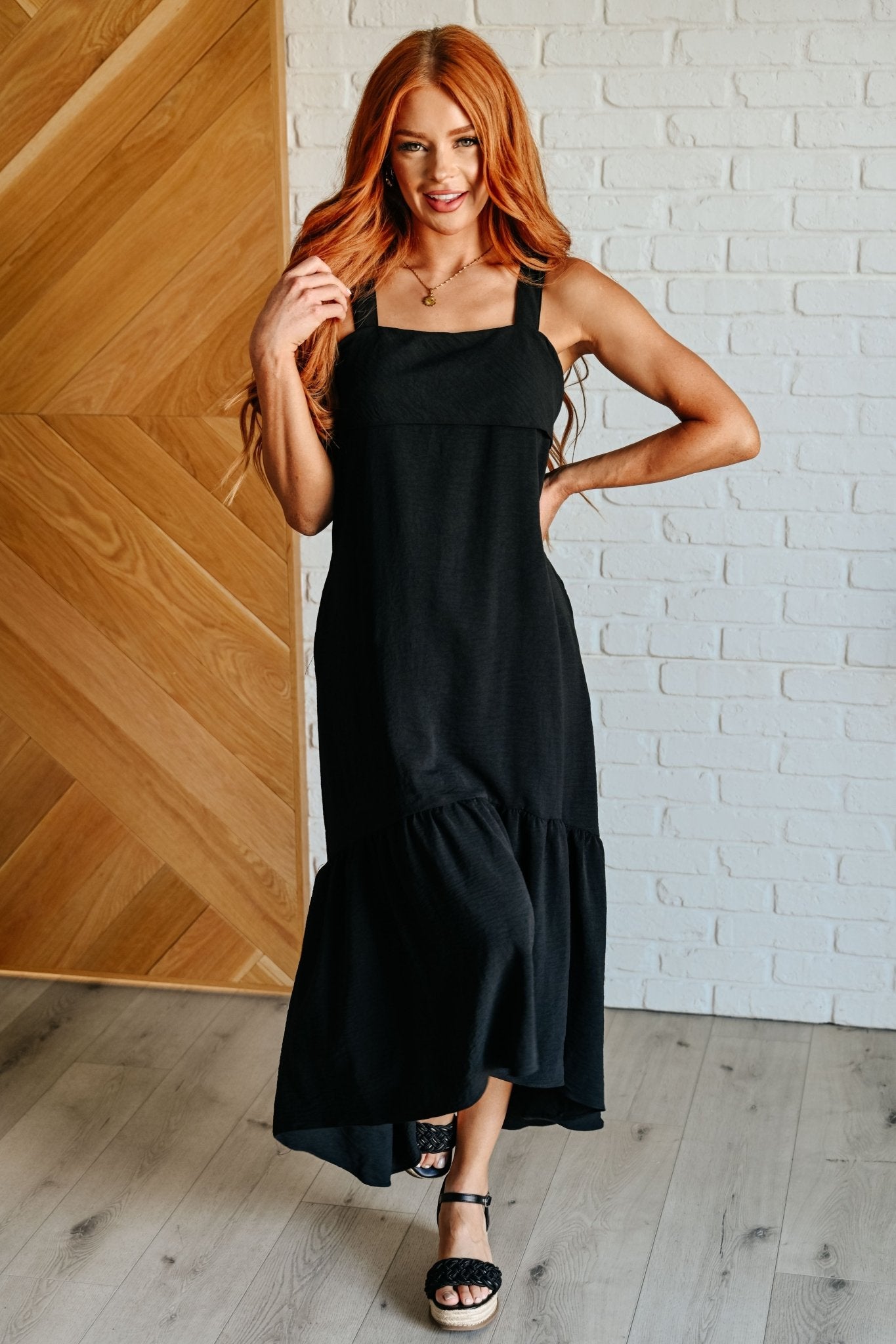 Nightlife Tie Back Maxi Dress - Loving God