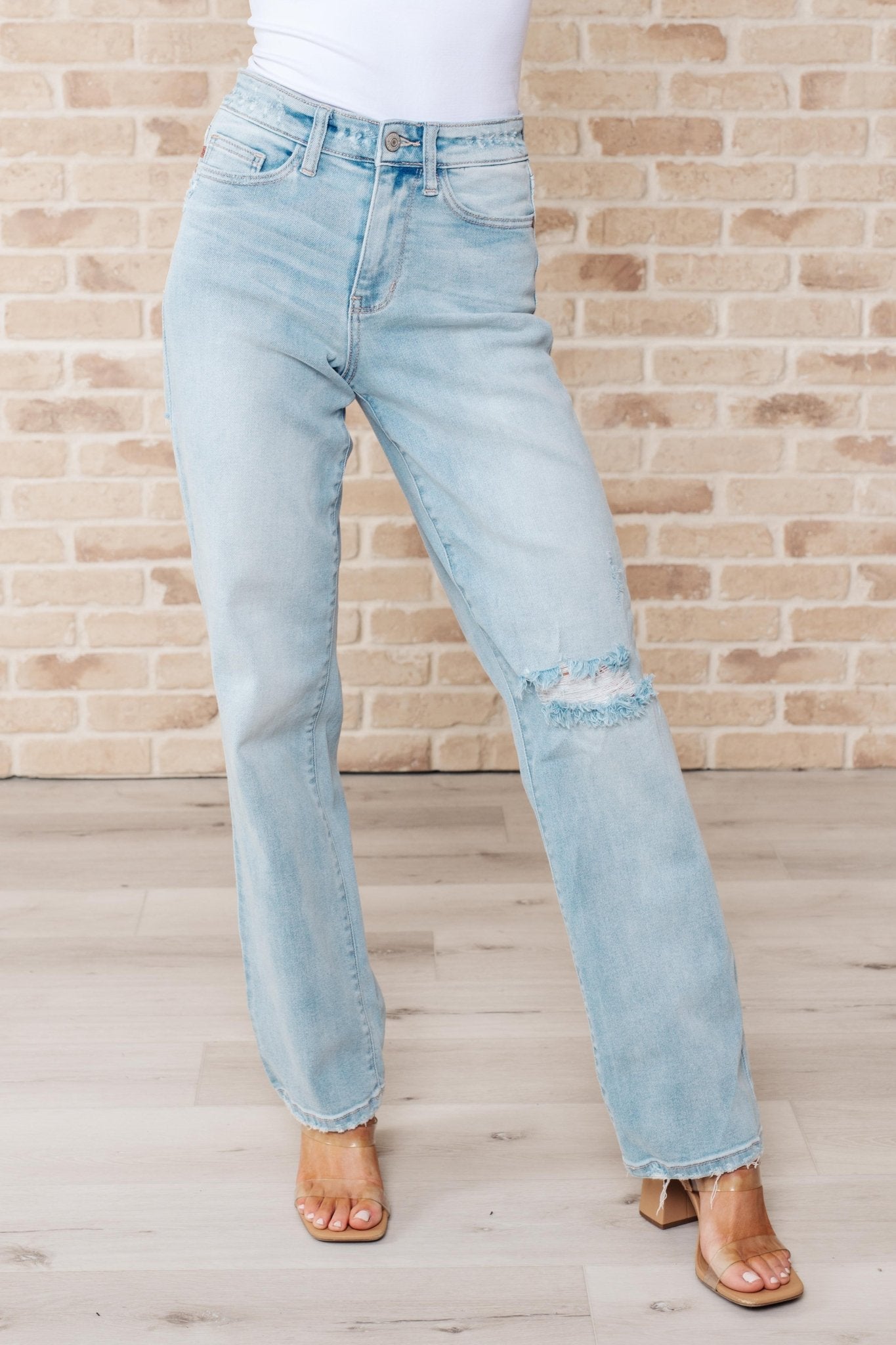 Parker High Rise 90's Straight Jeans - Loving God