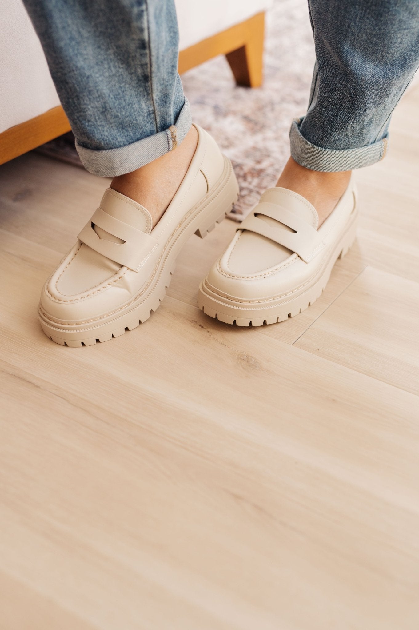 Penny For Your Thoughts Loafers in Bone - Loving God