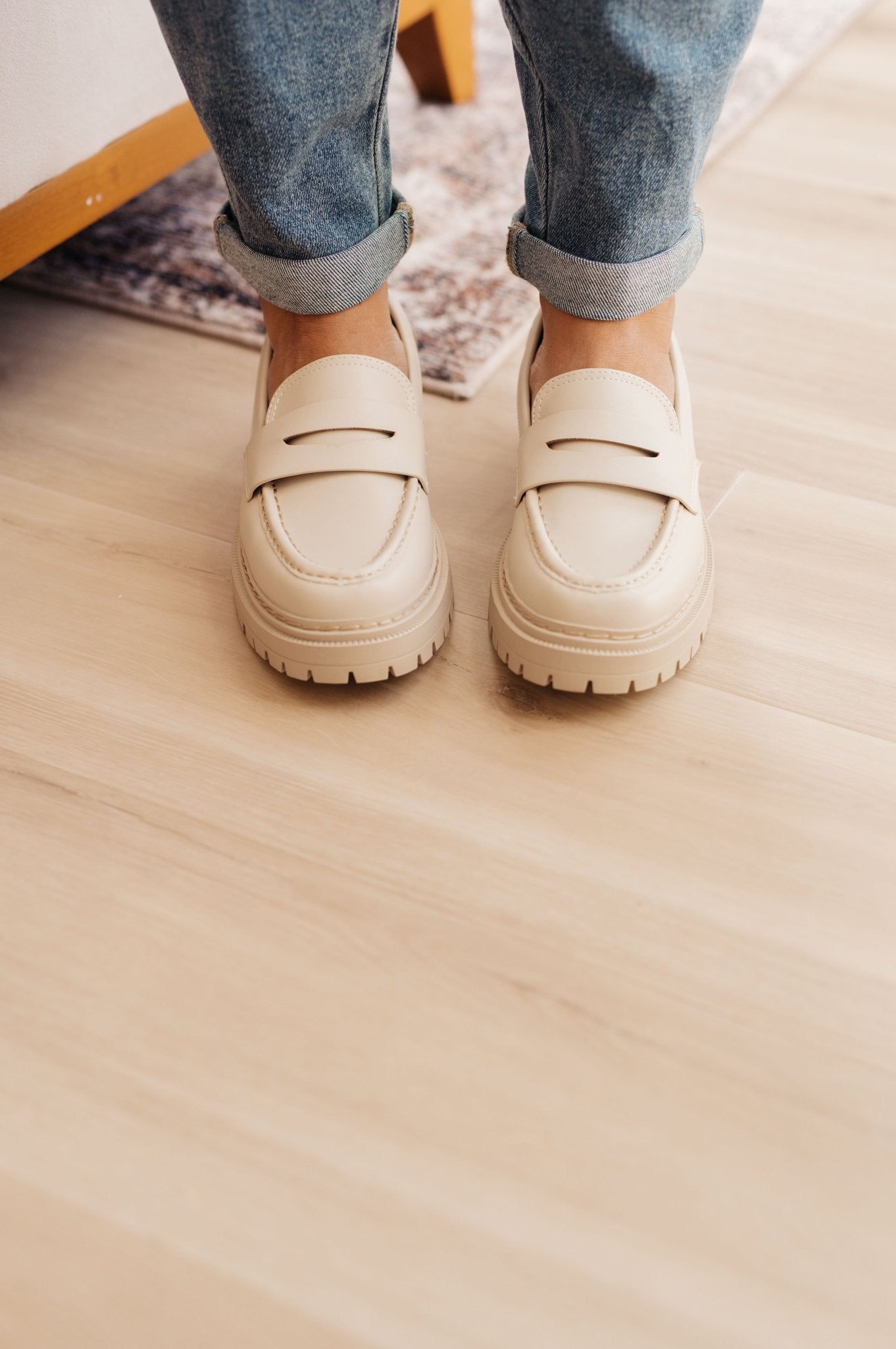 Penny For Your Thoughts Loafers in Bone - Loving God