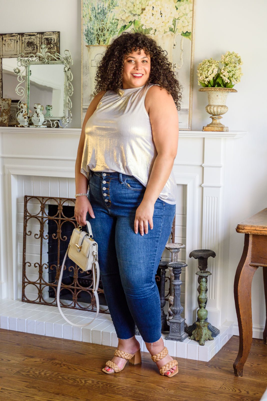 Photo Opt Sleeveless Blouse - Loving God