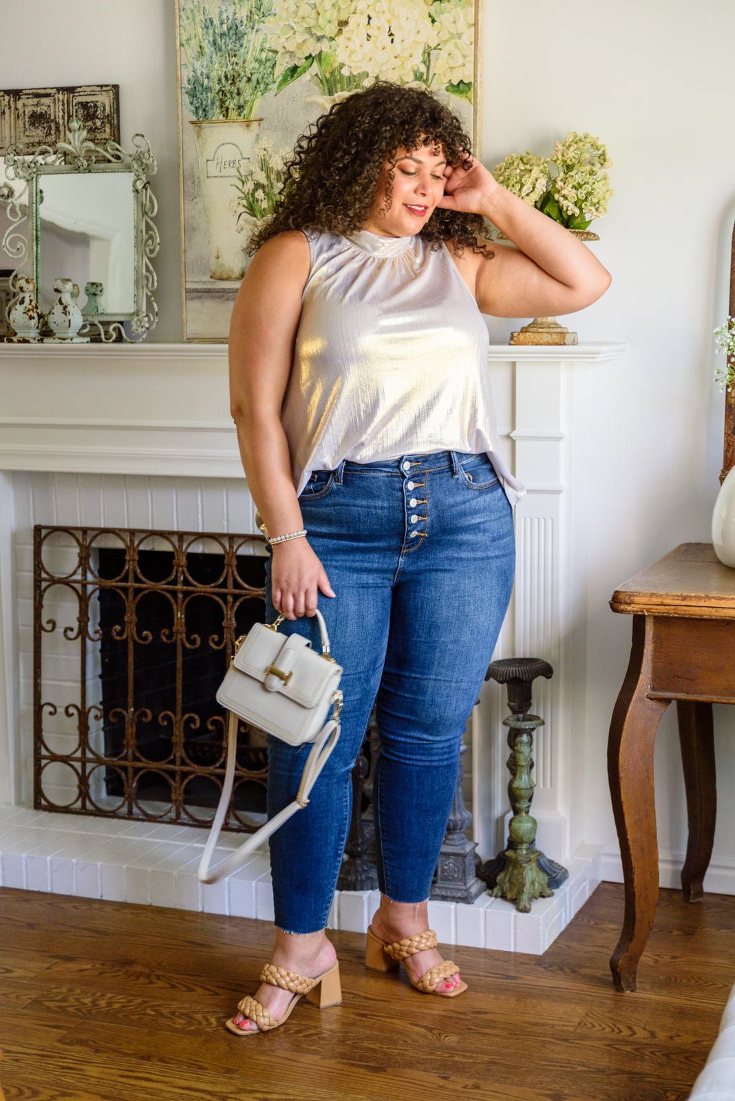 Photo Opt Sleeveless Blouse - Loving God